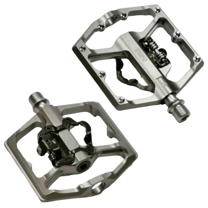 Pedały rowerowe platformowe SPD dwustronne P2R Flatman 70SPD