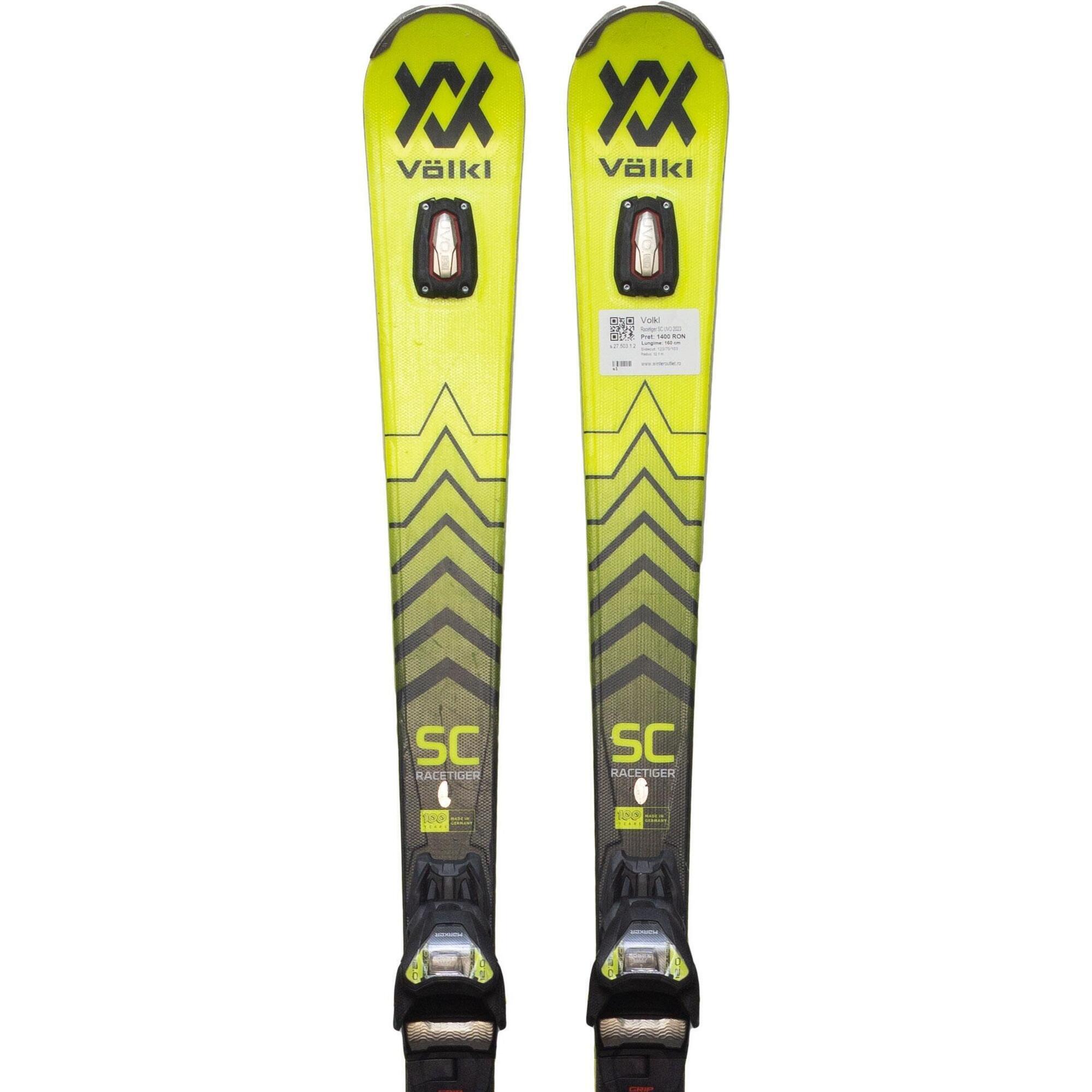 Second Life- Narty VOLKL Racetiger SC UVO 2023, 160 cm- Stan bardzo dobry