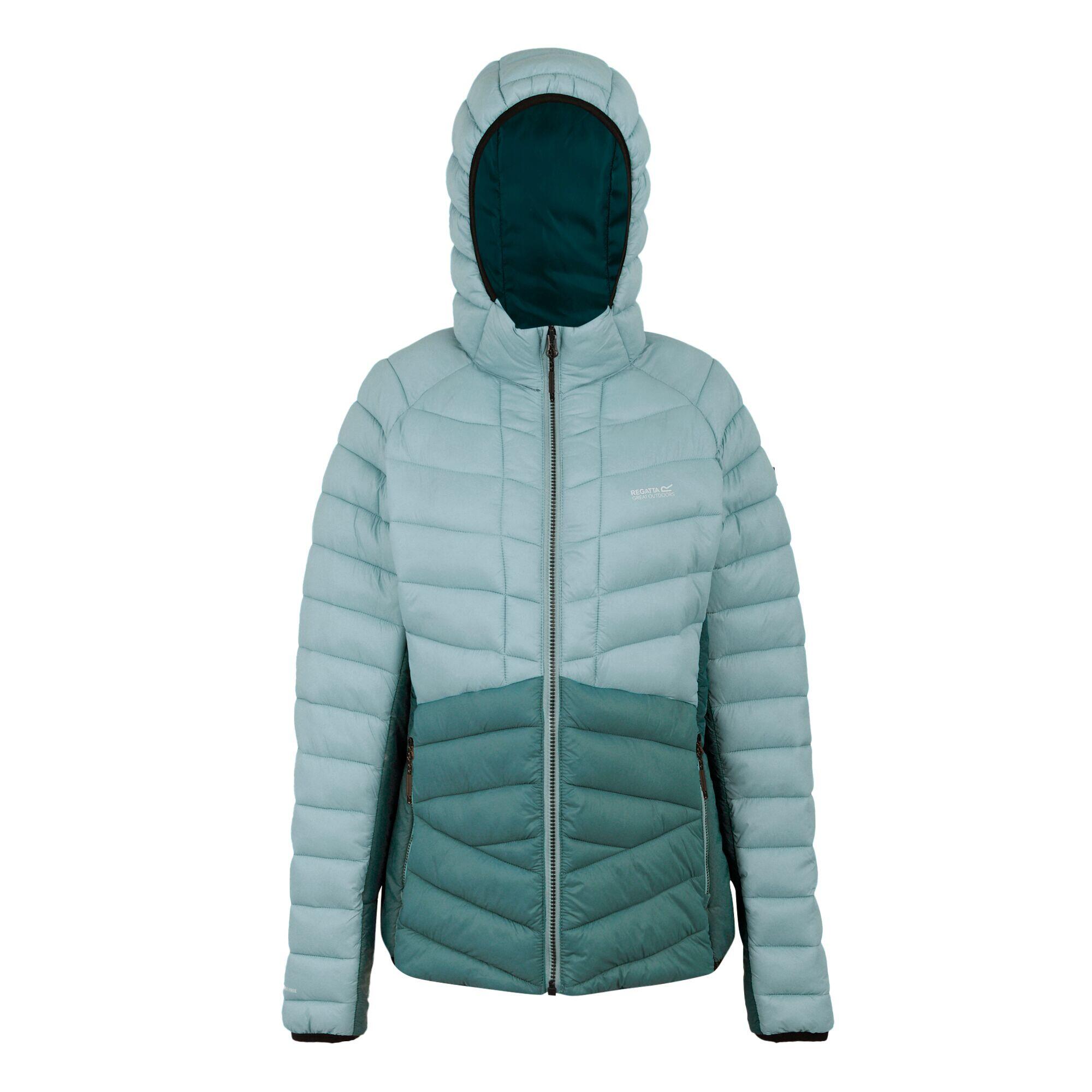Kurtka damska przejściowa ocieplana z kapturem Dalent