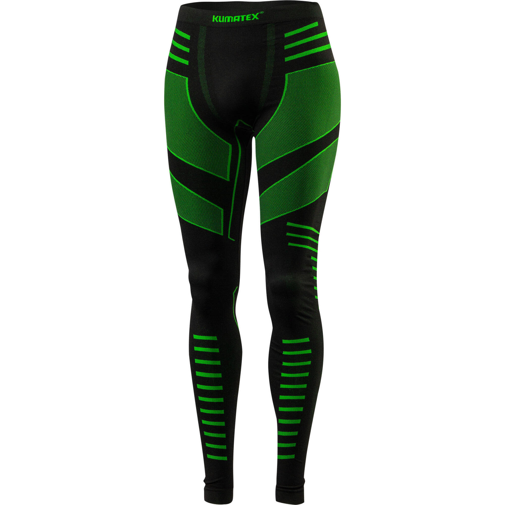 Spodnie termiczne Klimatex Mardum dla mężczyzn czarne-zielone