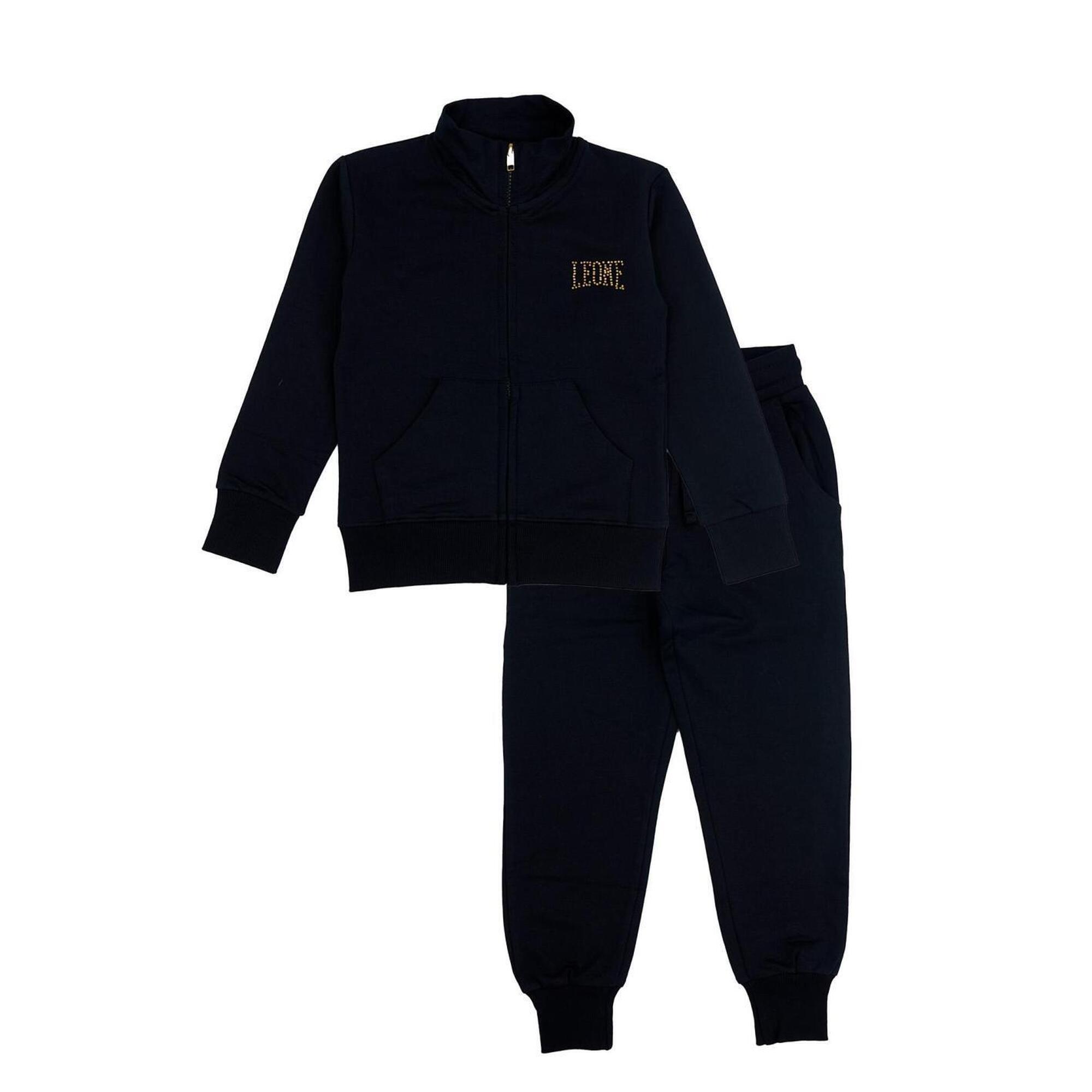 Dziewczęcy dres Leone zapinany na zamek błyskawiczny Chic Girl