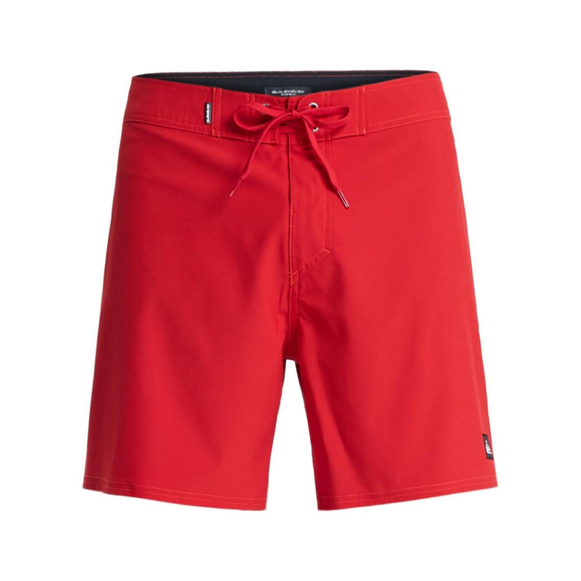 Spodenki boardshort dla Mężczyzn SURFSILK KAIMANA 16" Czerwony