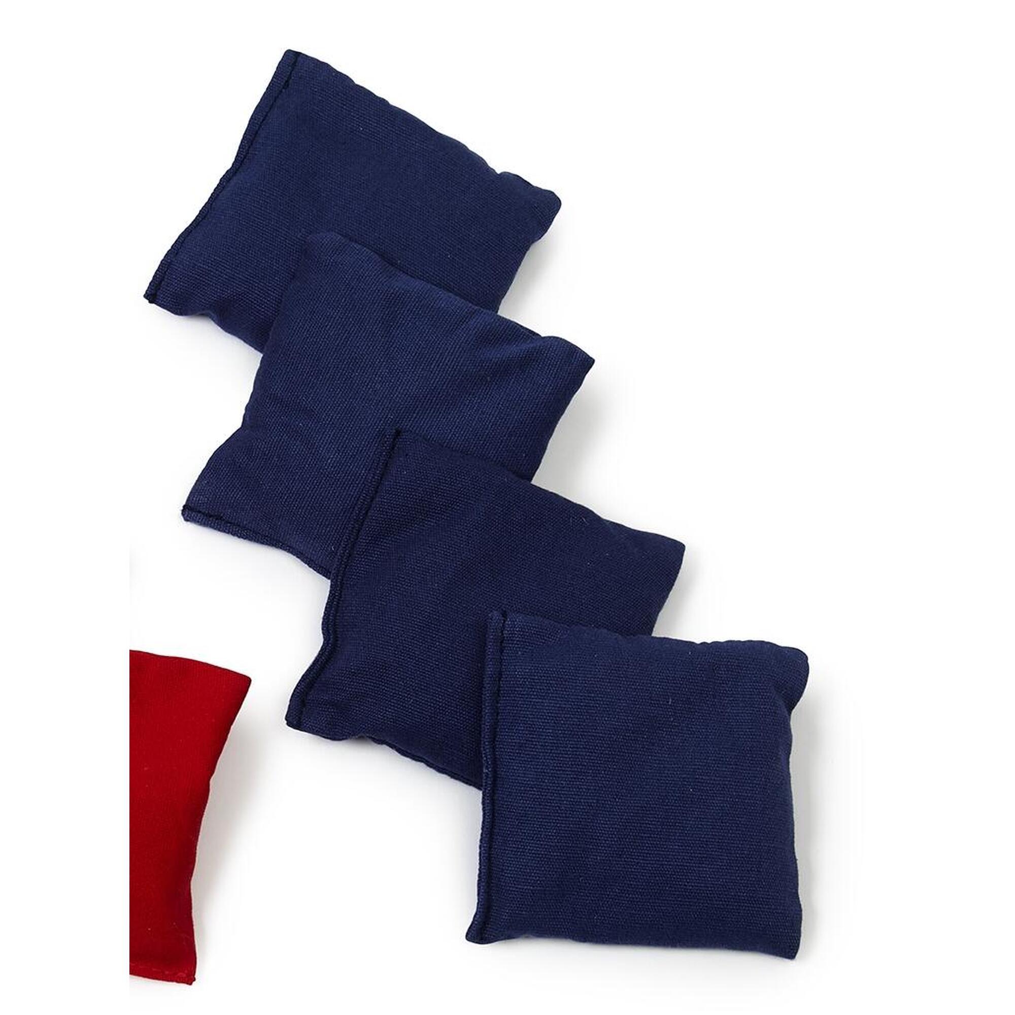 Bex woreczki treningowe lub Cornhole Bean Bag 4sztuki niebieskie 90gr