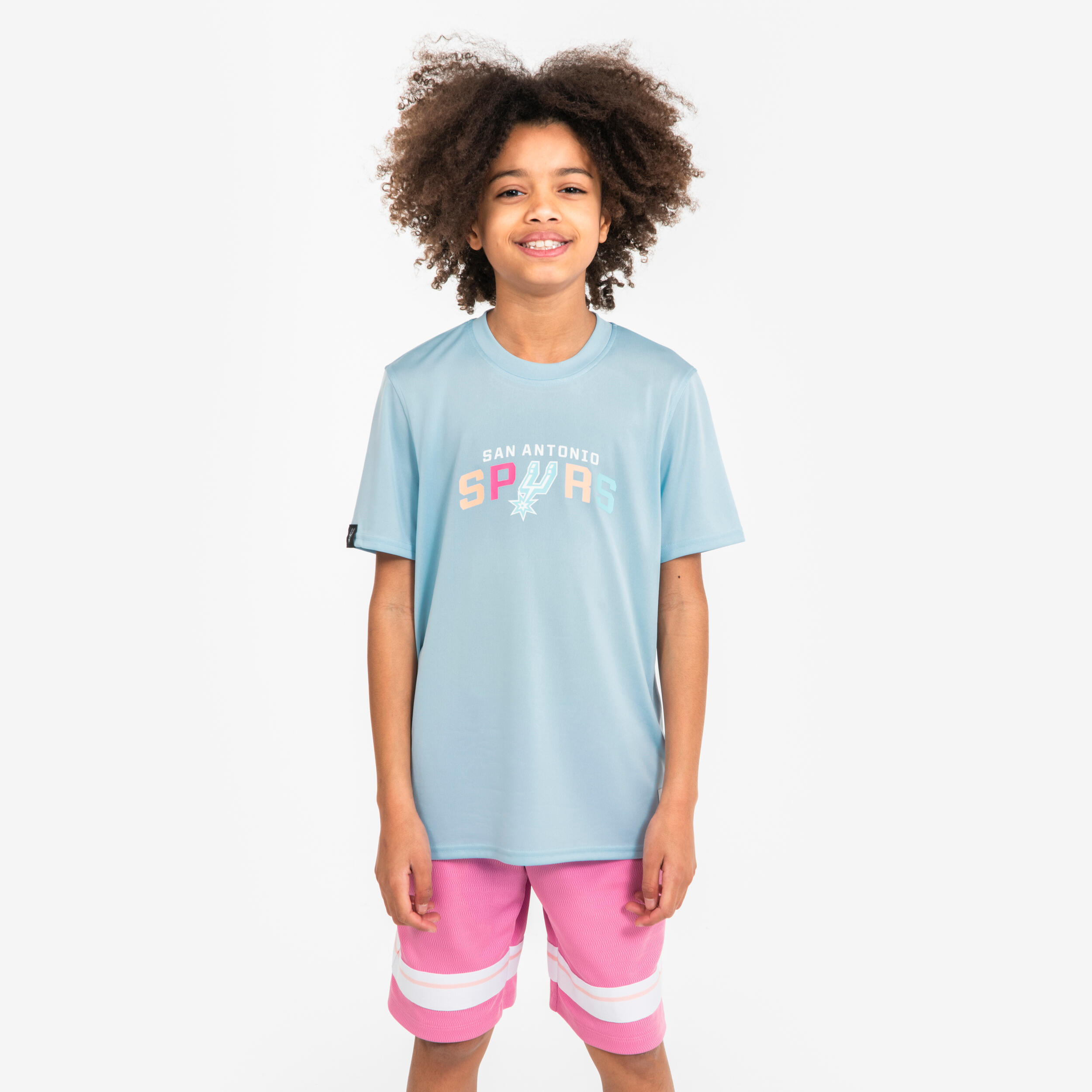 Koszulka do koszykówki dla dzieci Tarmak NBA San Antonio Spurs TS 900