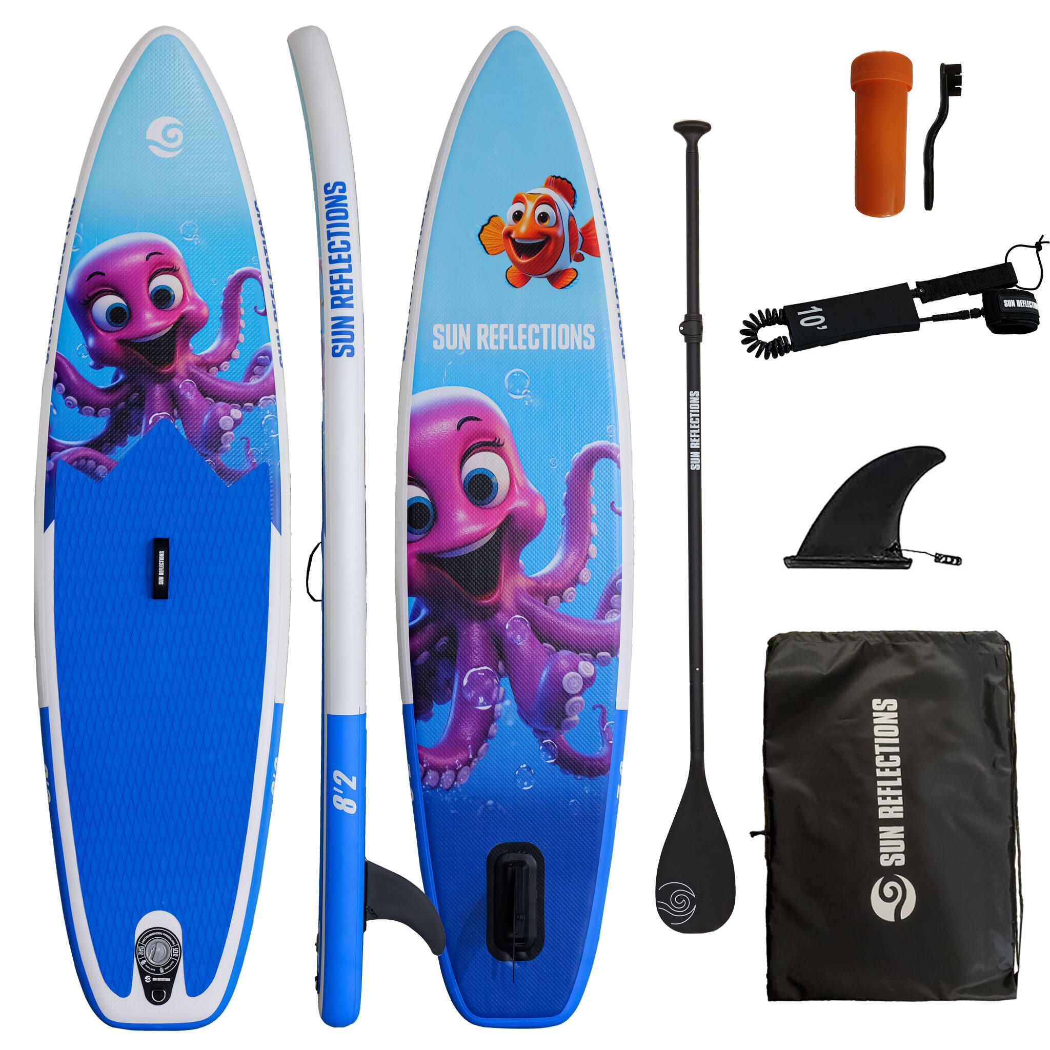 Deska Sup Pompowana Sun Reflections Kids 8'2" Octopus