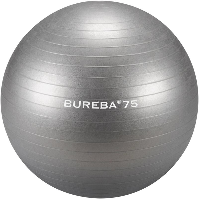 Trendy Bureba piłka fitness 75 cm srebrna