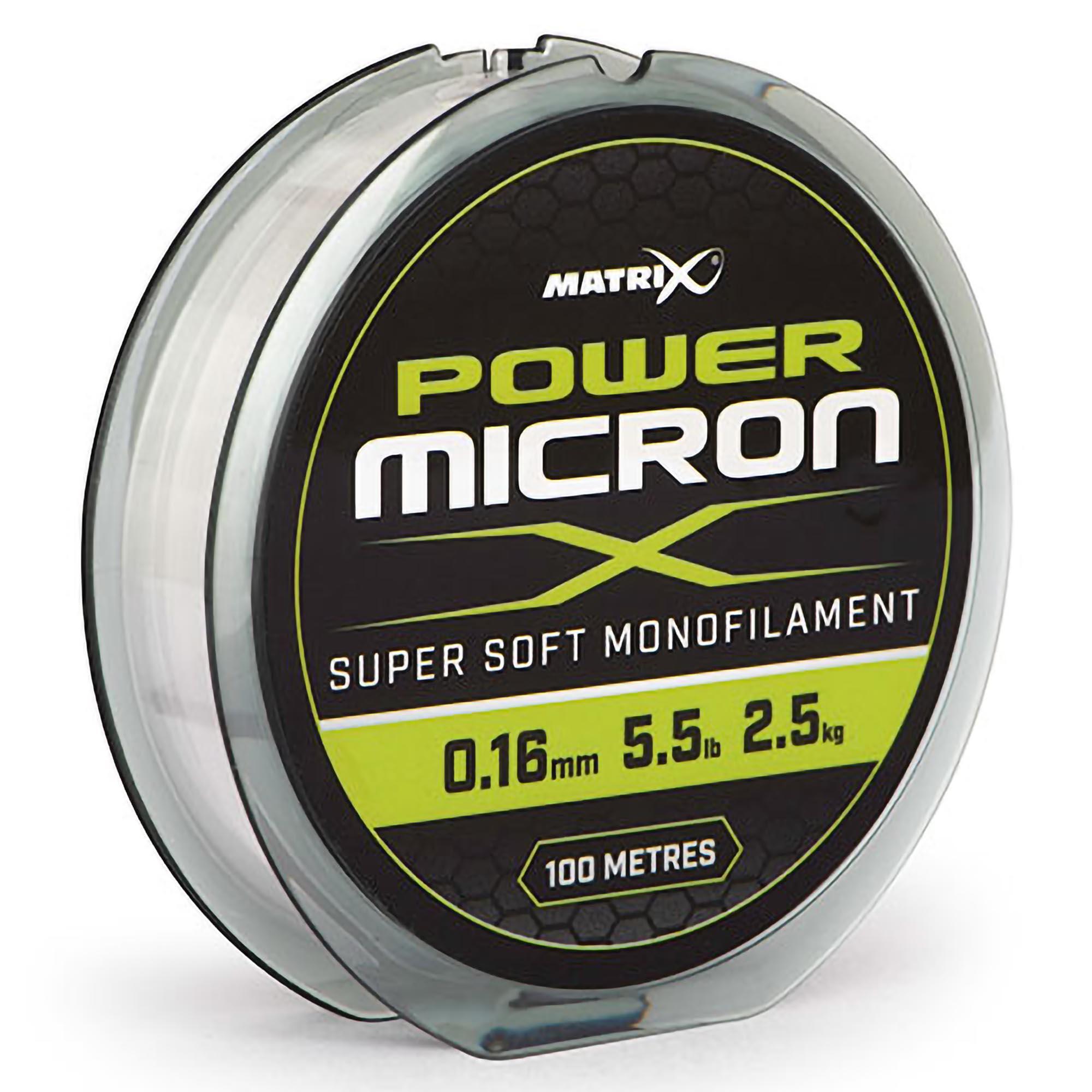 Żyłka Przyponowa Matrix Power Micron X 0.16 Mm 100 M