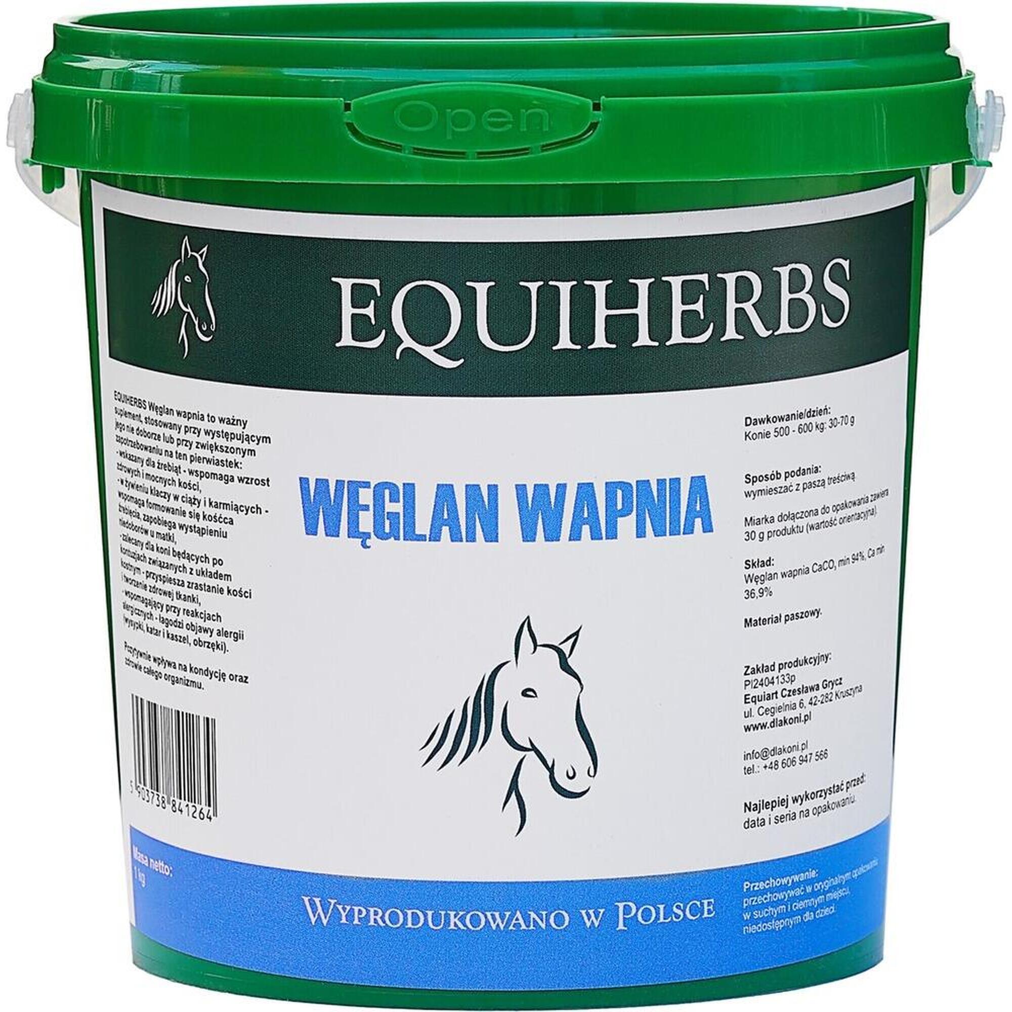 Węglan wapnia - wapń EQUIHERBS