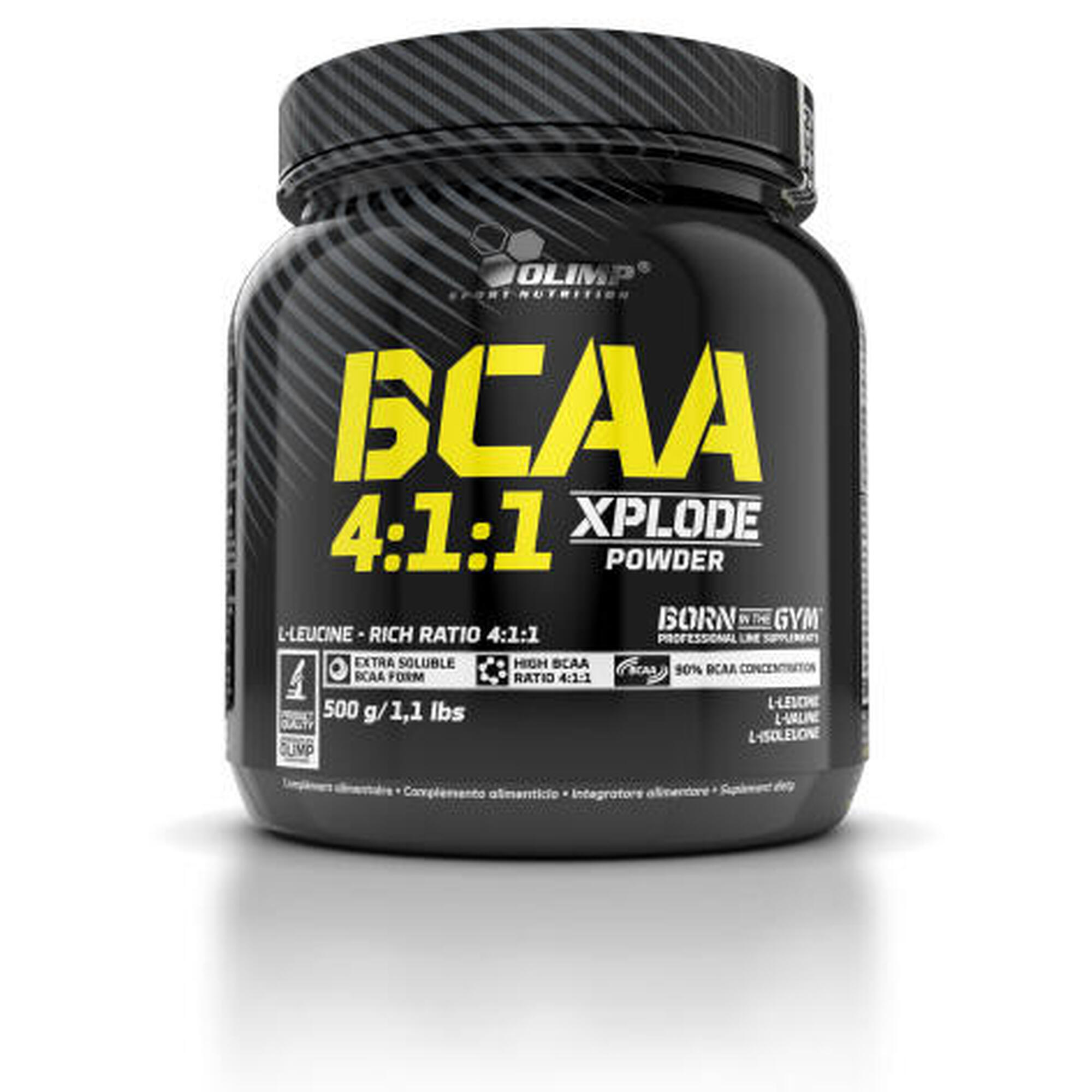 Aminokwasy Olimp BCAA 4:1:1 Xplode Powder® - 500 g Fruit Punch