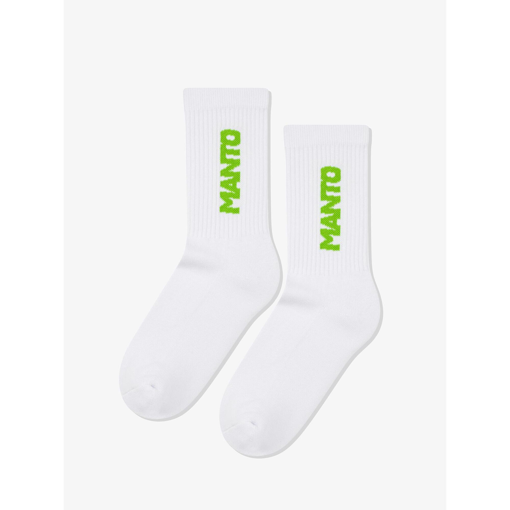 MANTO skarpety LOGOTYPE 25 białe L