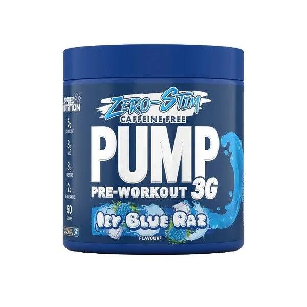 Przedtreningówka Pump 3G Zero Stimulant Icy Blue Raz Applied Nutrition 375g
