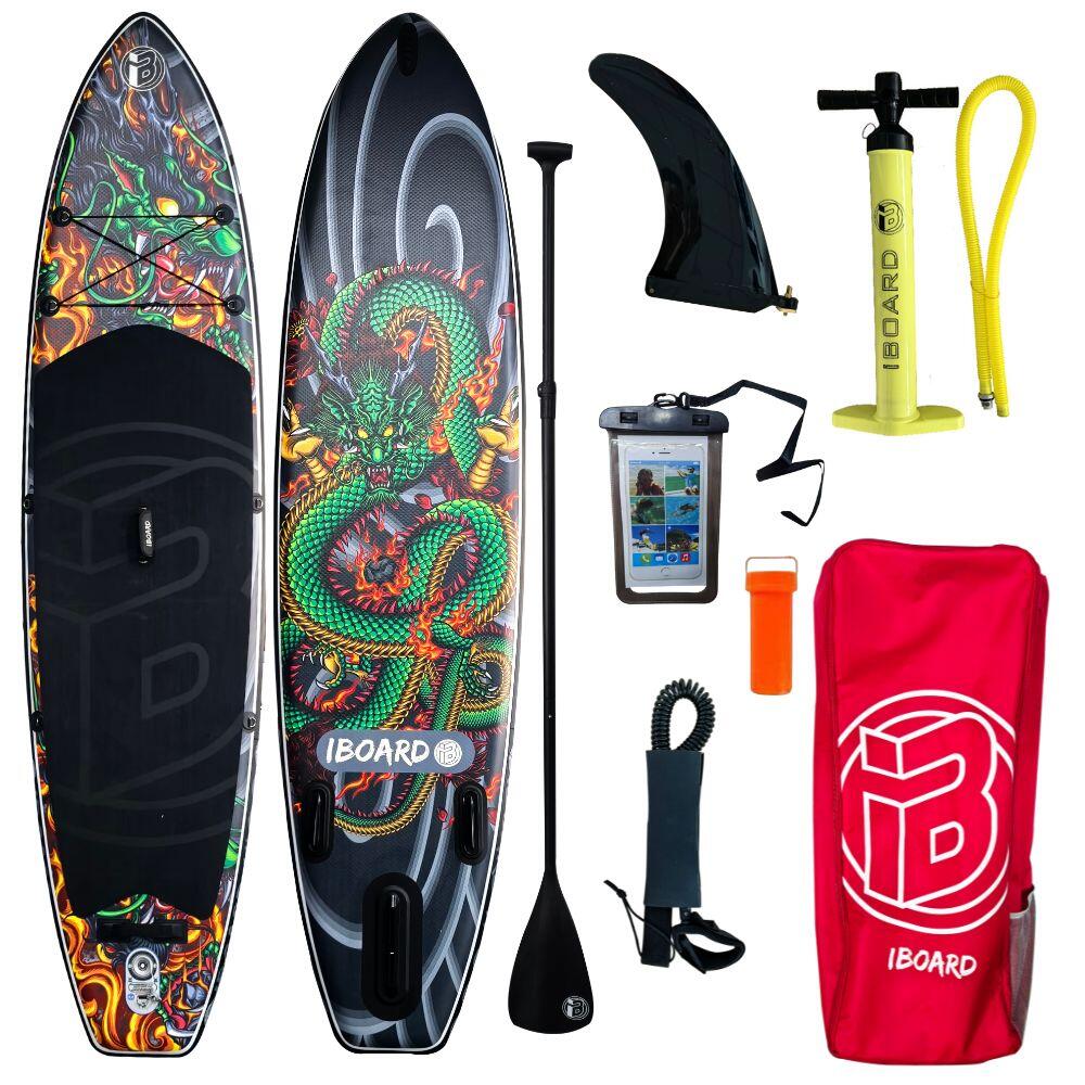 Deska SUP iBoard 11' Green Dragon
