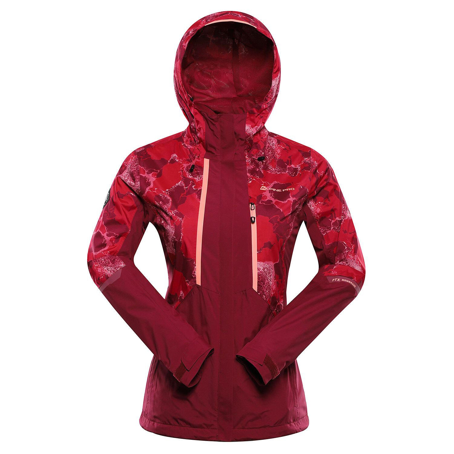 Kurtka turystyczna damska Alpine Pro Norema 2 wodoodporna