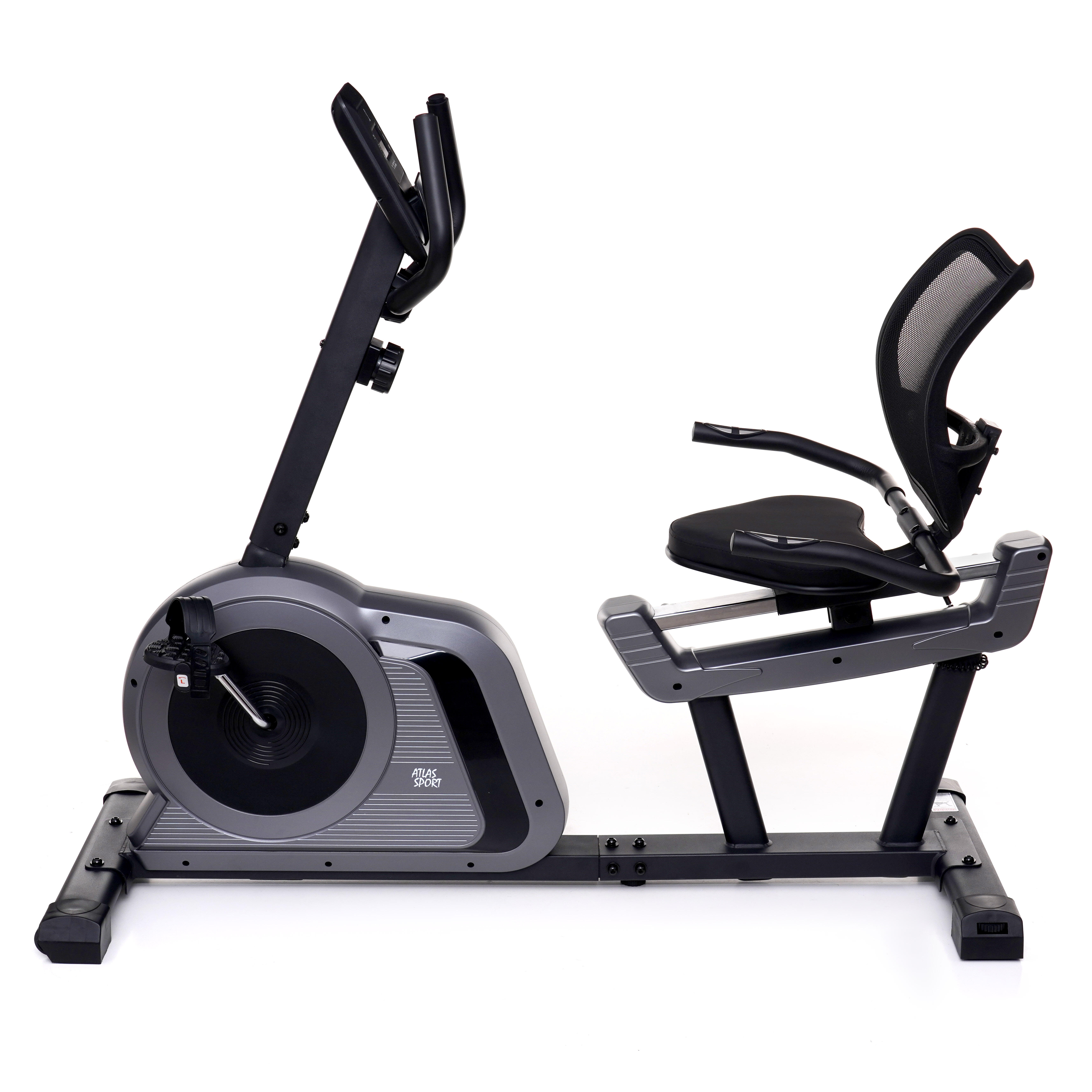 Rower treningowy magnetyczny poziomy rowerek ATLAS SPORT PROFI REC