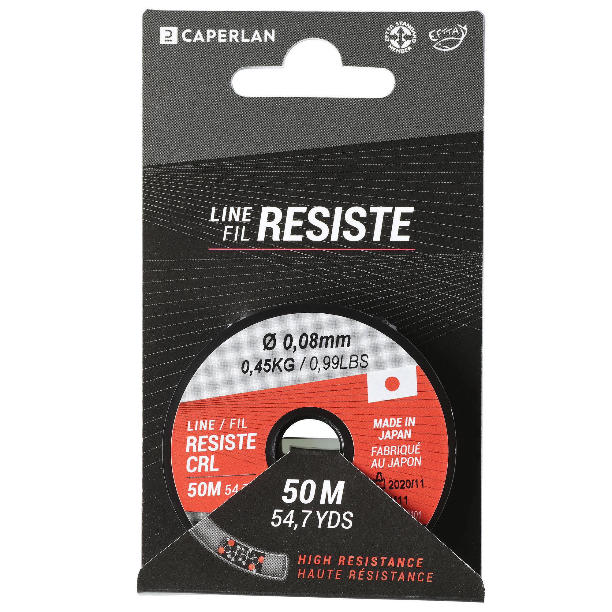 Żyłka LINE RESIST CRISTAL 50M 0,08