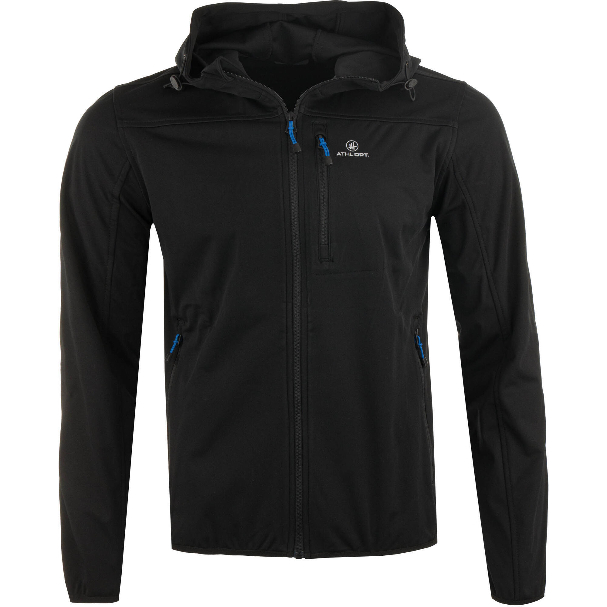 Męska kurtka softshell Athl. DPT Agar Black 2xl - Wodoodporna i stylowa