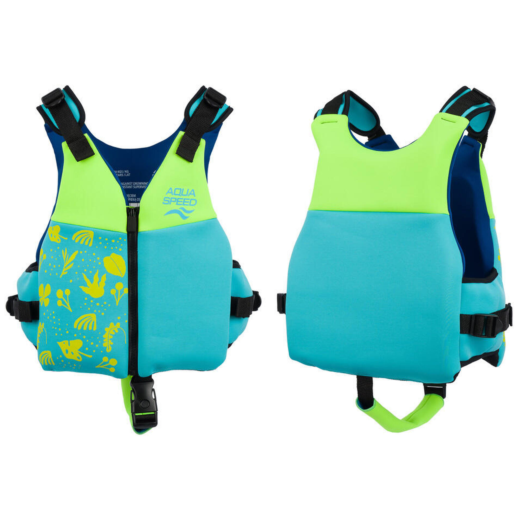Kamizelka dziecięca do pływania na basen asekuracyjna piankowa AQUA SPEED