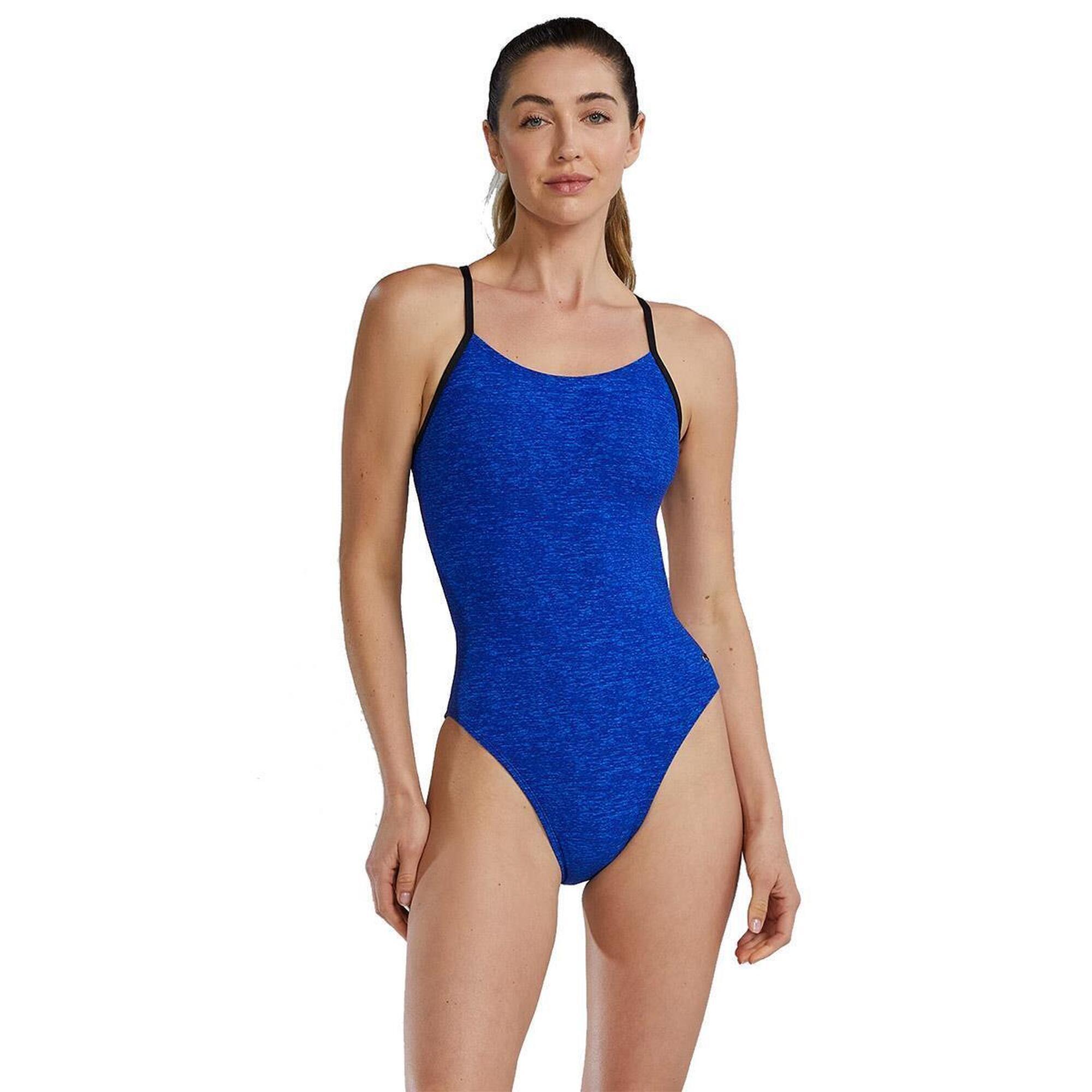 Kostium kąpielowy Tyr Durafast Elite Lapped CutoutFit - Niebieski - Rozmiar 28