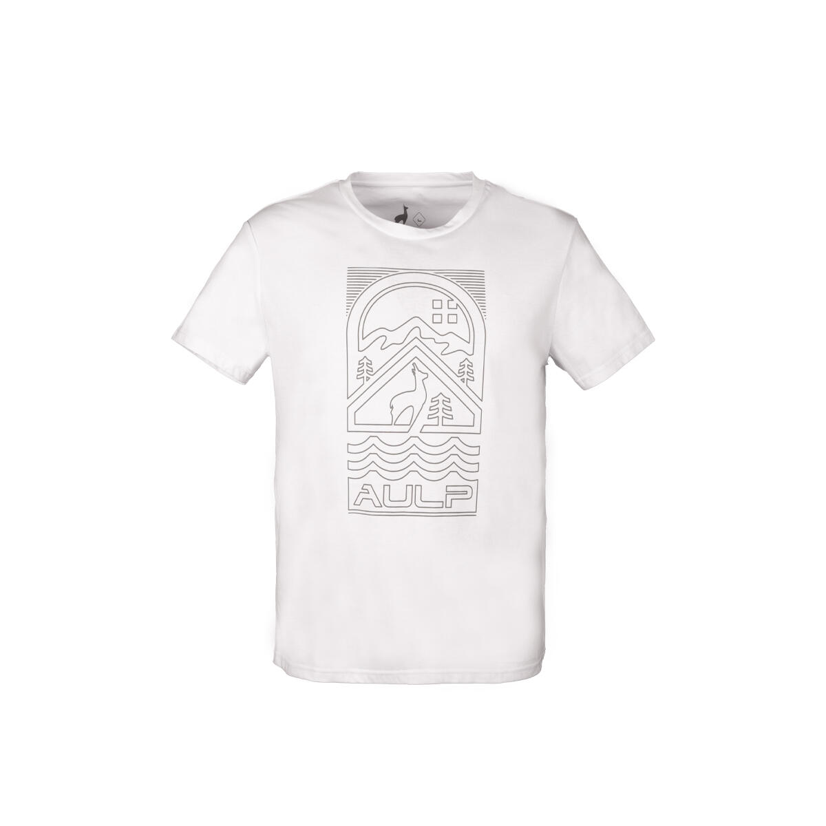 T-shirt męski AULP BOGUS komfortowy lekki prosty krój