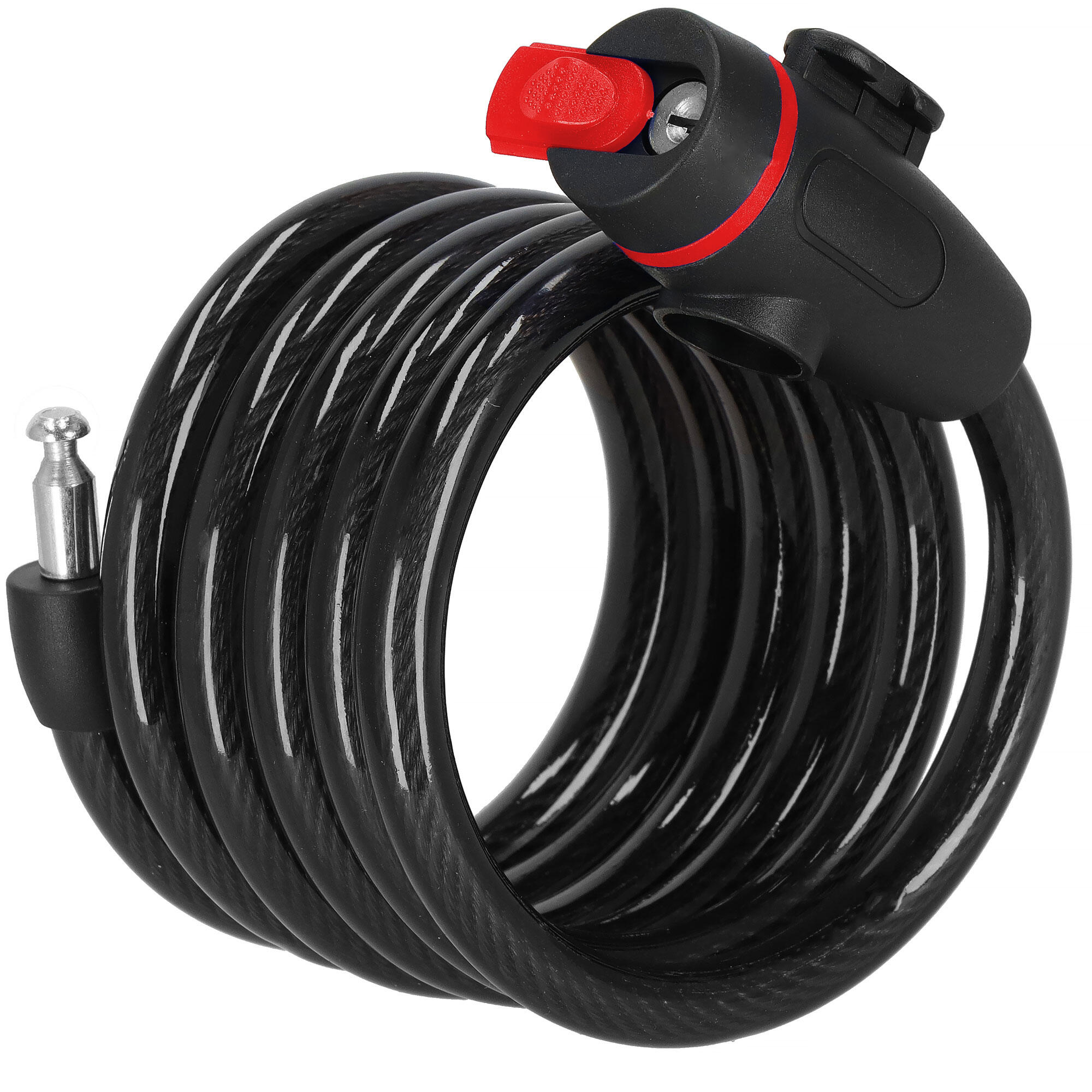 Zapięcie rowerowe Springos blokada na rower linka na klucz 180 cm