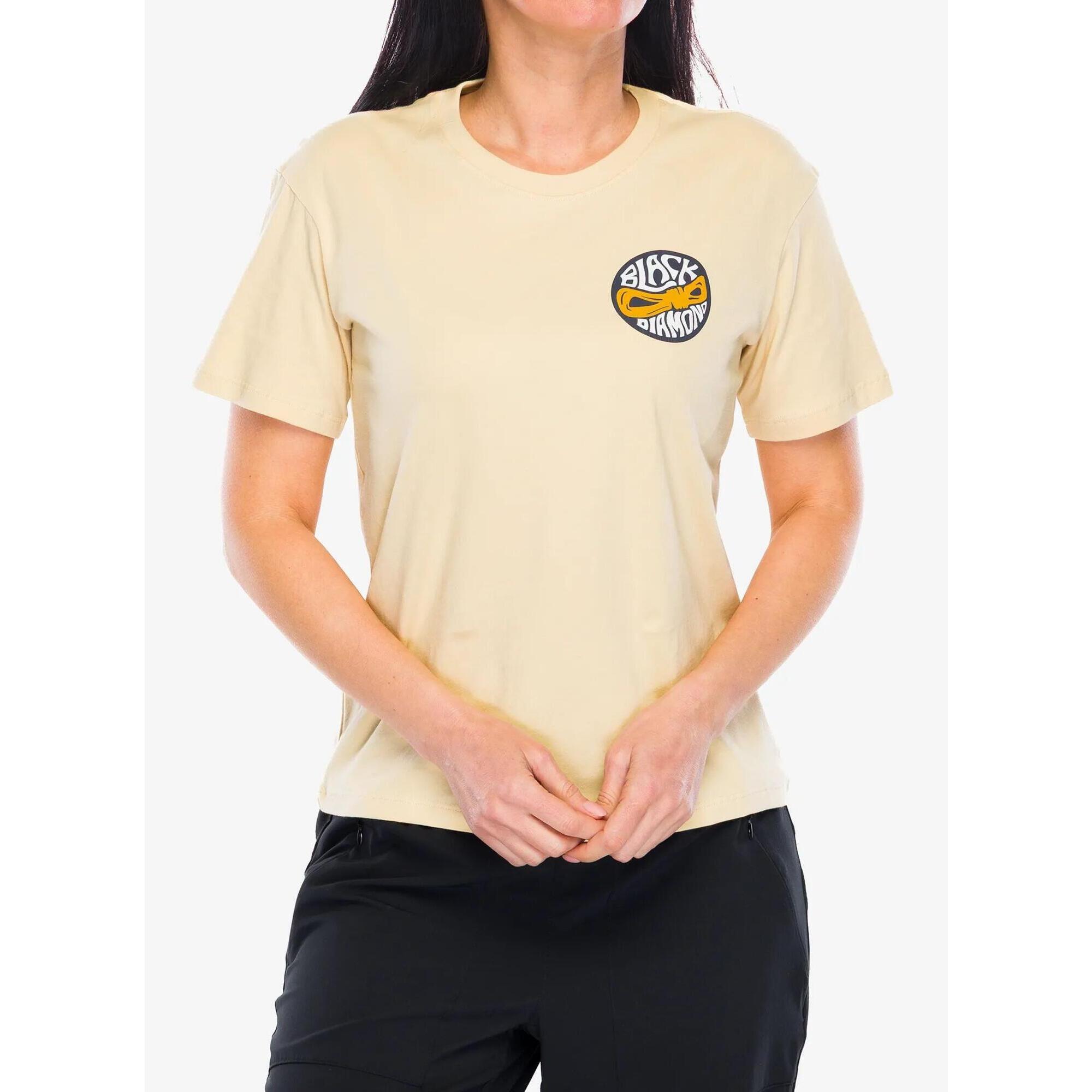 Koszulka bawełniana damska Black Diamond Rope Badge SS Tee