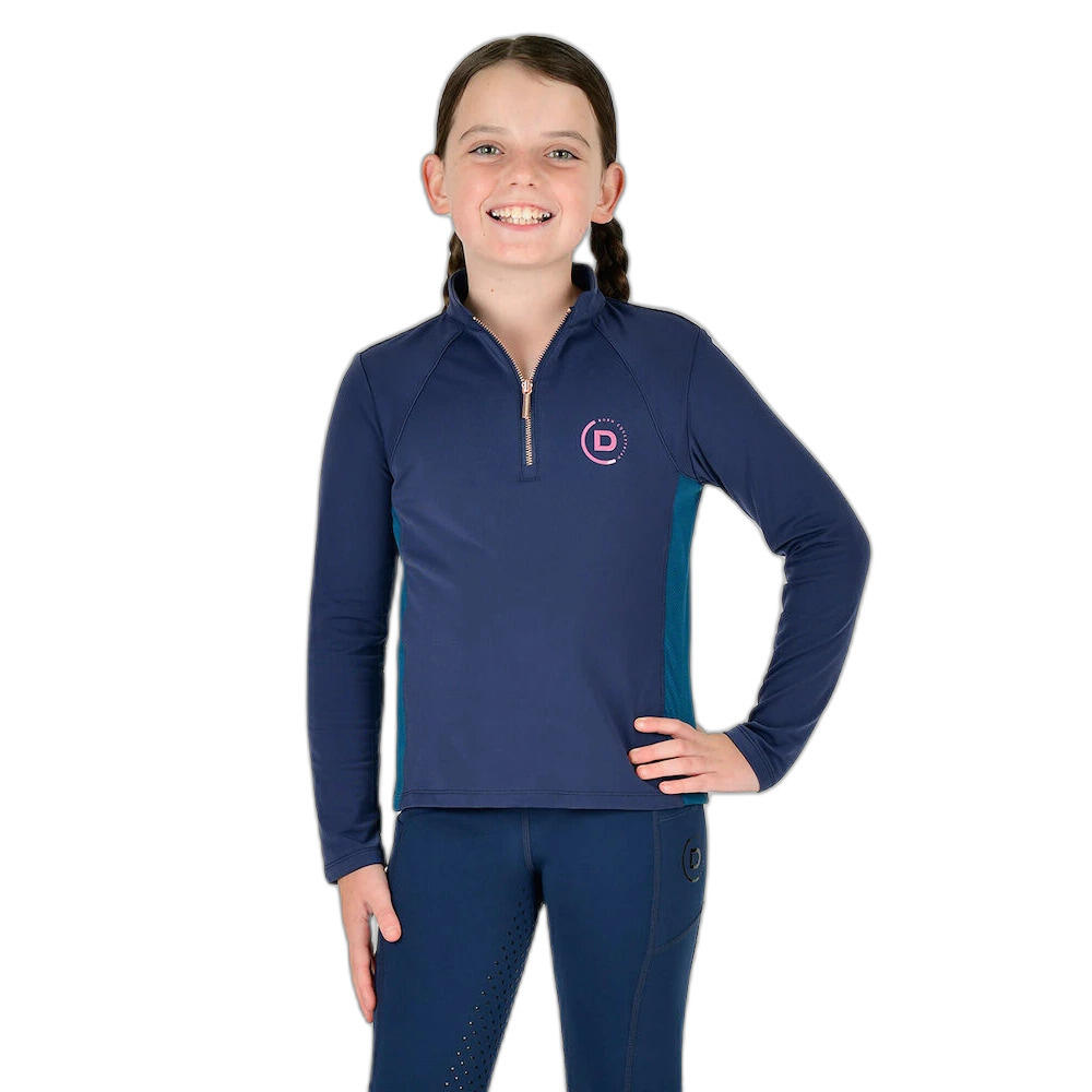 Dziecięca koszulka do jazdy konnej Dublin Sadie Panel Detail