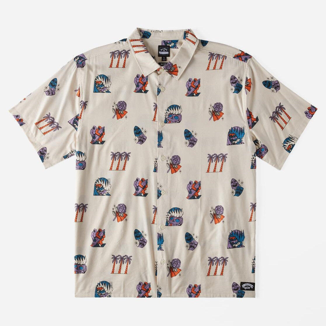 Koszula Billabong DJ Javier Turn The Tide beżowa