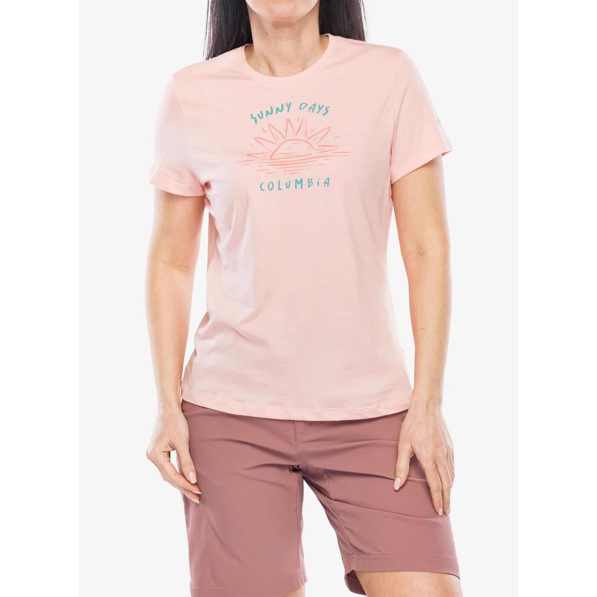 Koszulka z nadrukiem damska Columbia Ruby Springs Graphic Fitted