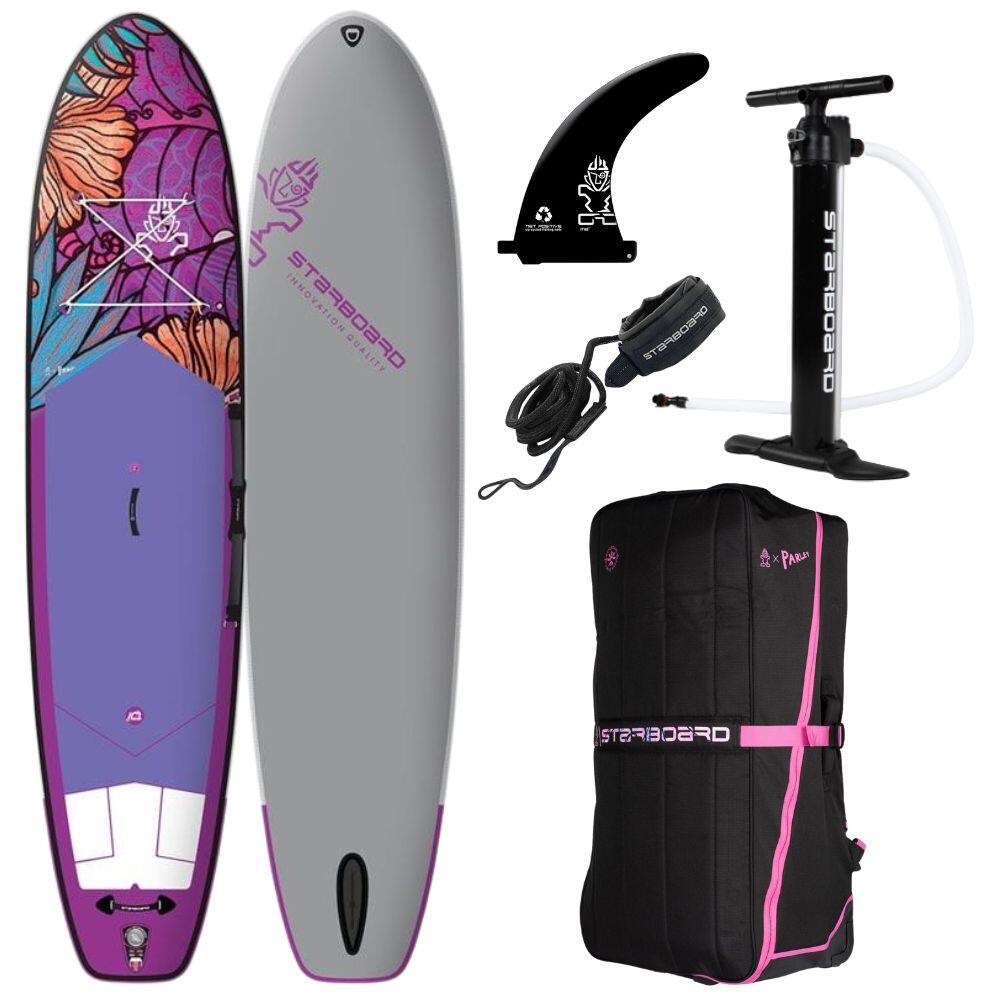 Deska SUP Starboard iGO Deluxe Lite 10'8 zestaw Combo z wiosłem siedziskiem