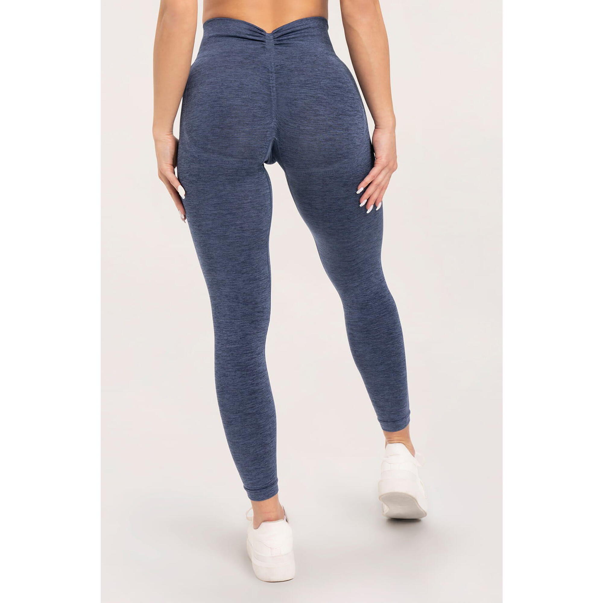 Legginsy fitness damskie Gym Glamour seamless deep push up