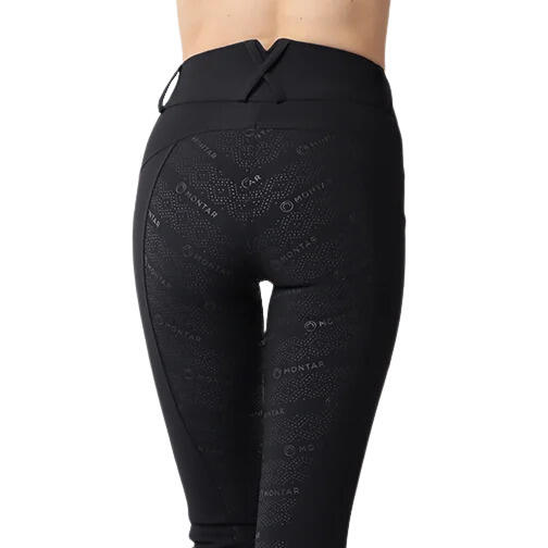 Damskie spodnie jeździeckie o pełnej przyczepności Montar Michelle