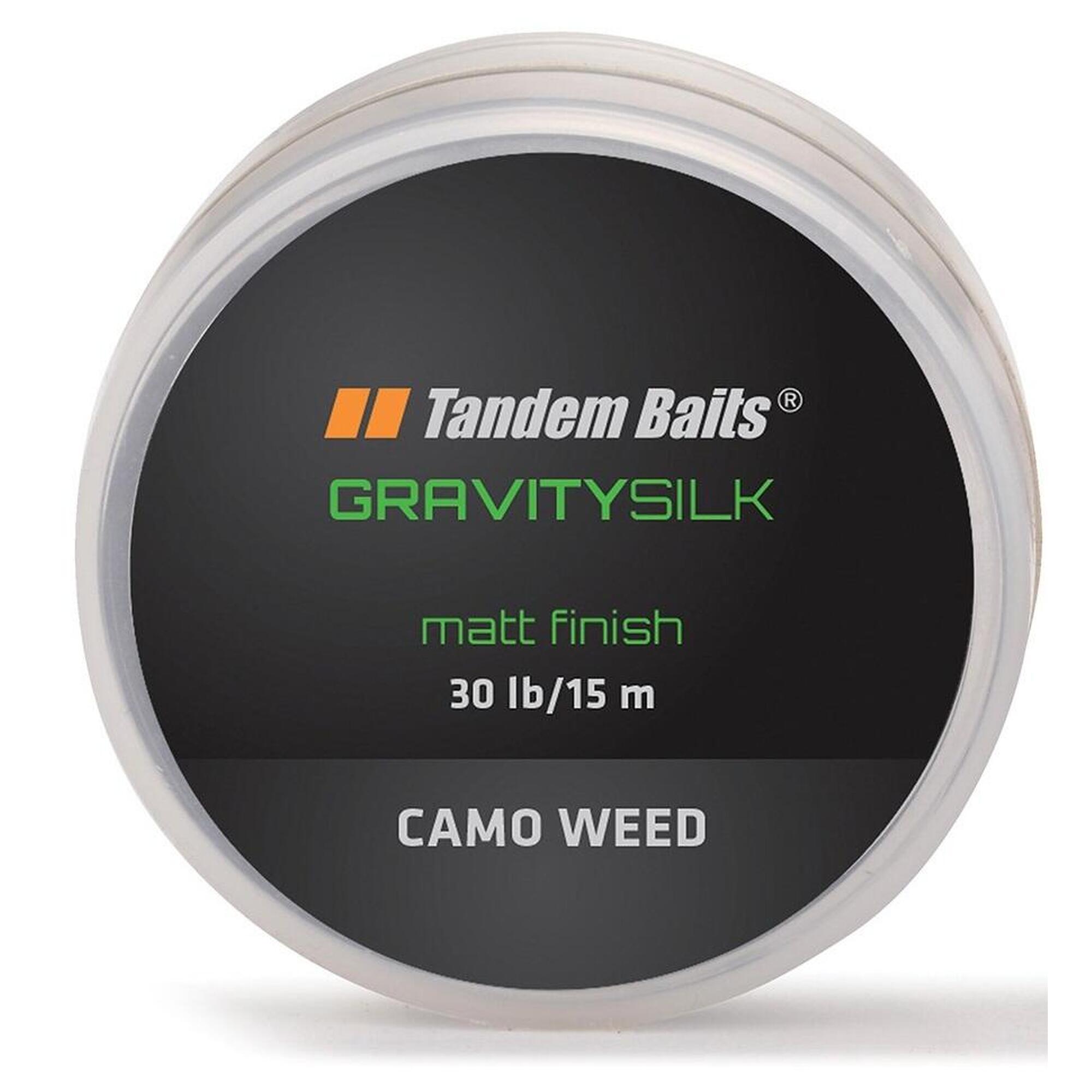 Plecionka przyponowa Gravity Silk 30 lb / 15 m Zarośla Kamuflaż