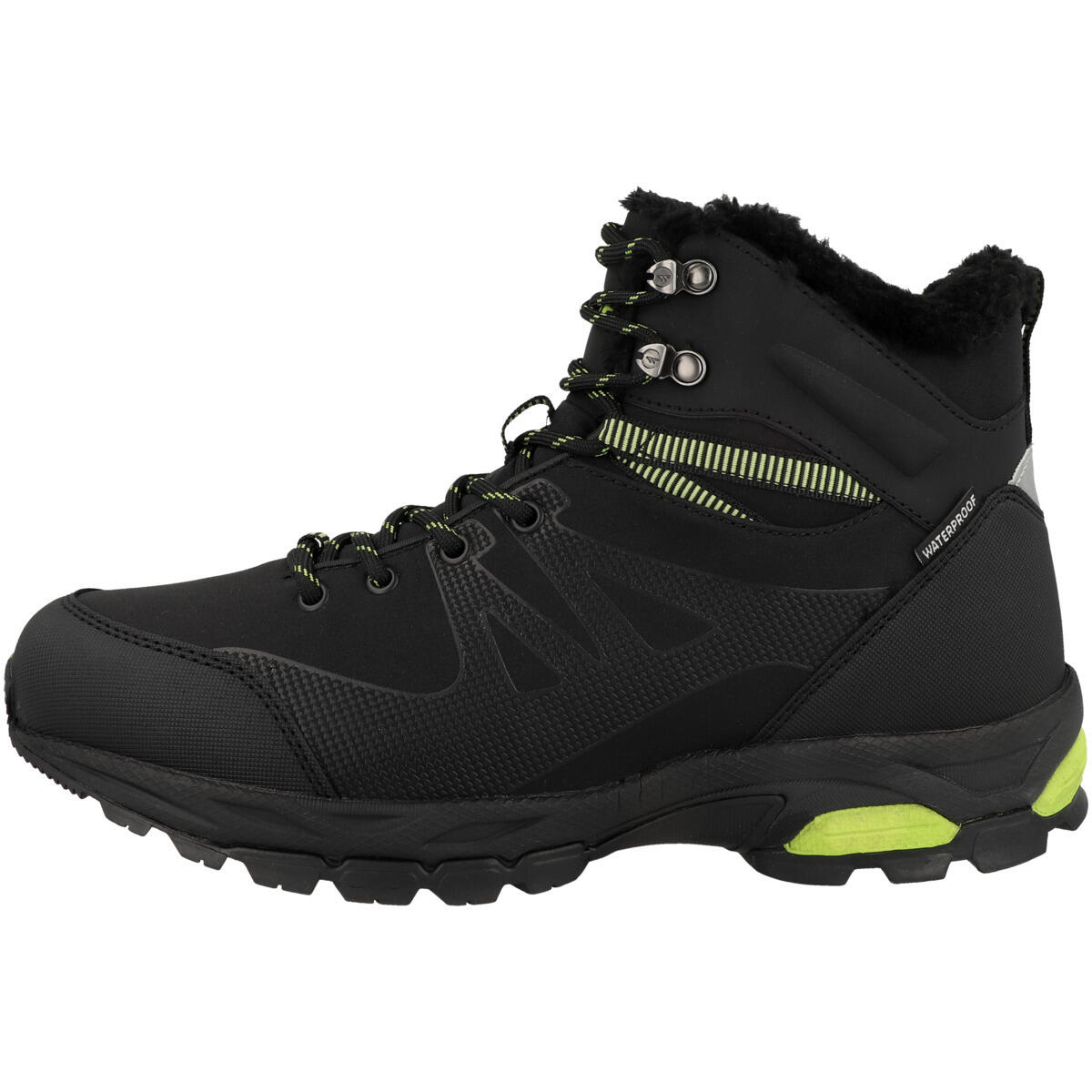 Buty zimowe Hi Tec BLACK LIME JACKDAW WP INSULATED WODOODPORNE OCIEPLANE