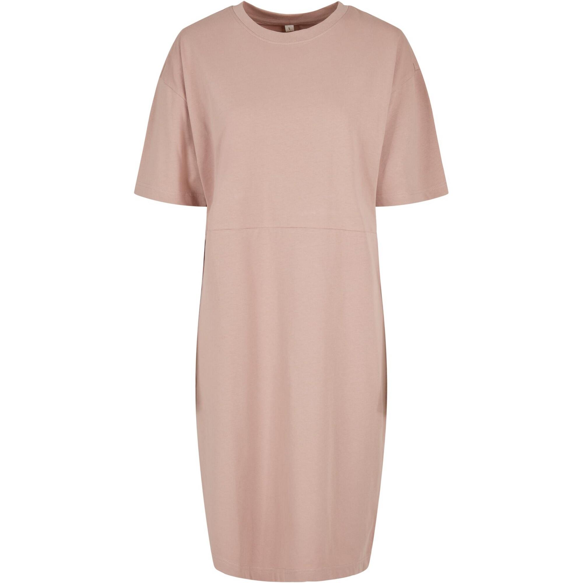 Organiczna Koszulka Damska Z Rozcięciem Z Boku, Oversize