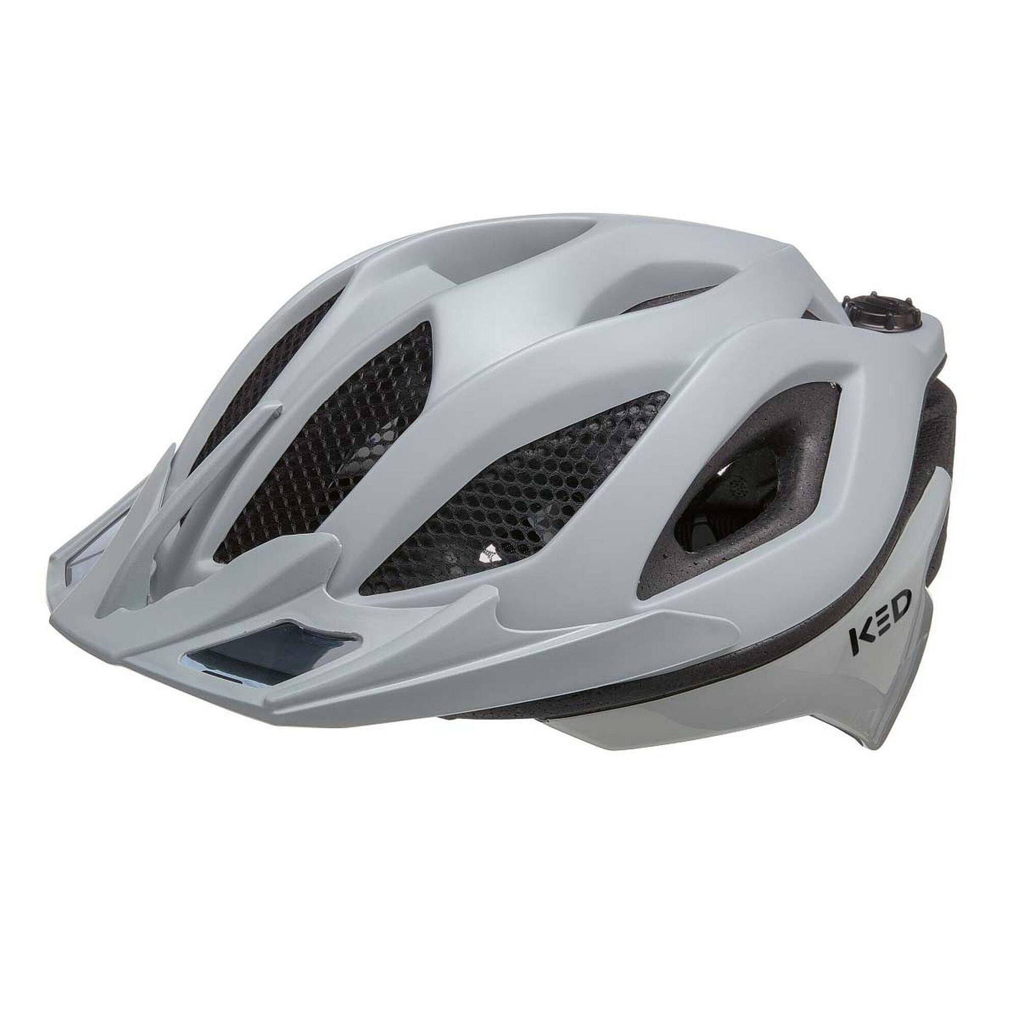 Kask rowerowy MTB Spiri II Trend, szary matowy