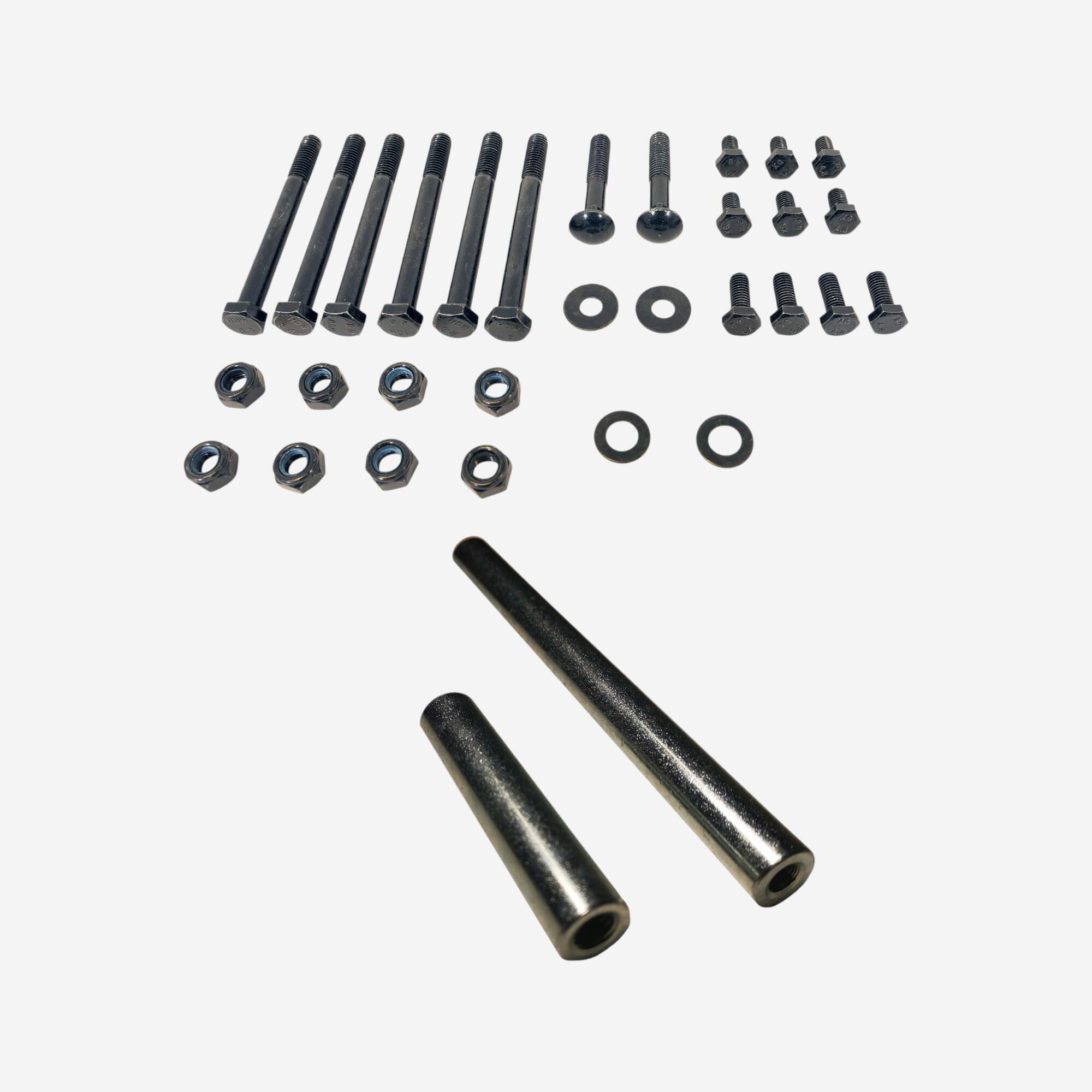 Ławka do treningu siłowego 900 2023 - zestaw śrub i przekładek