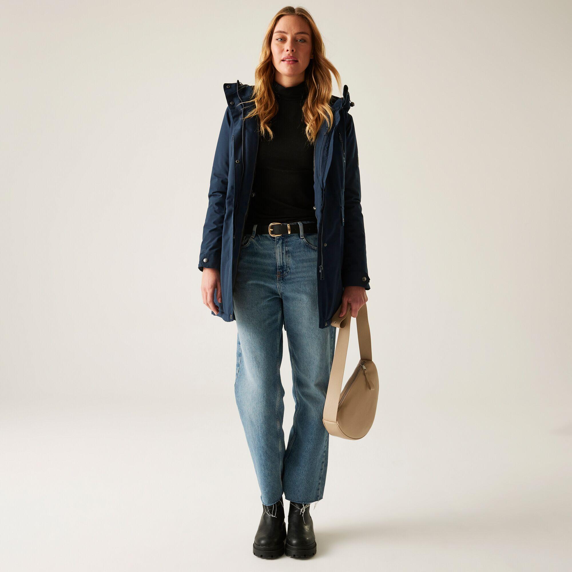 Kurtka damska przejściowa ocieplana przeciwdeszczowa Valenta