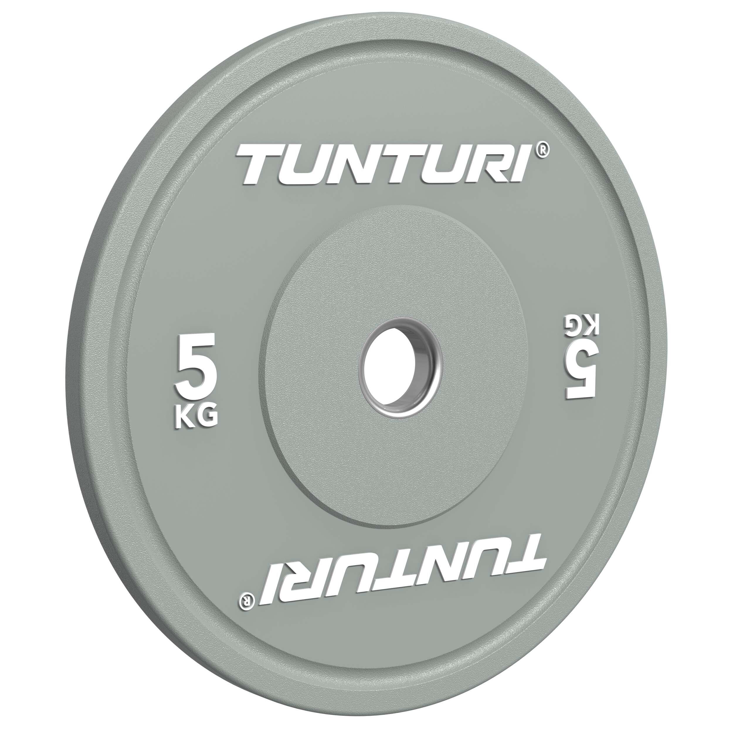 Obciążenie Talerz Tunturi Platinum Bumper Plate Szary, 5 Kg
