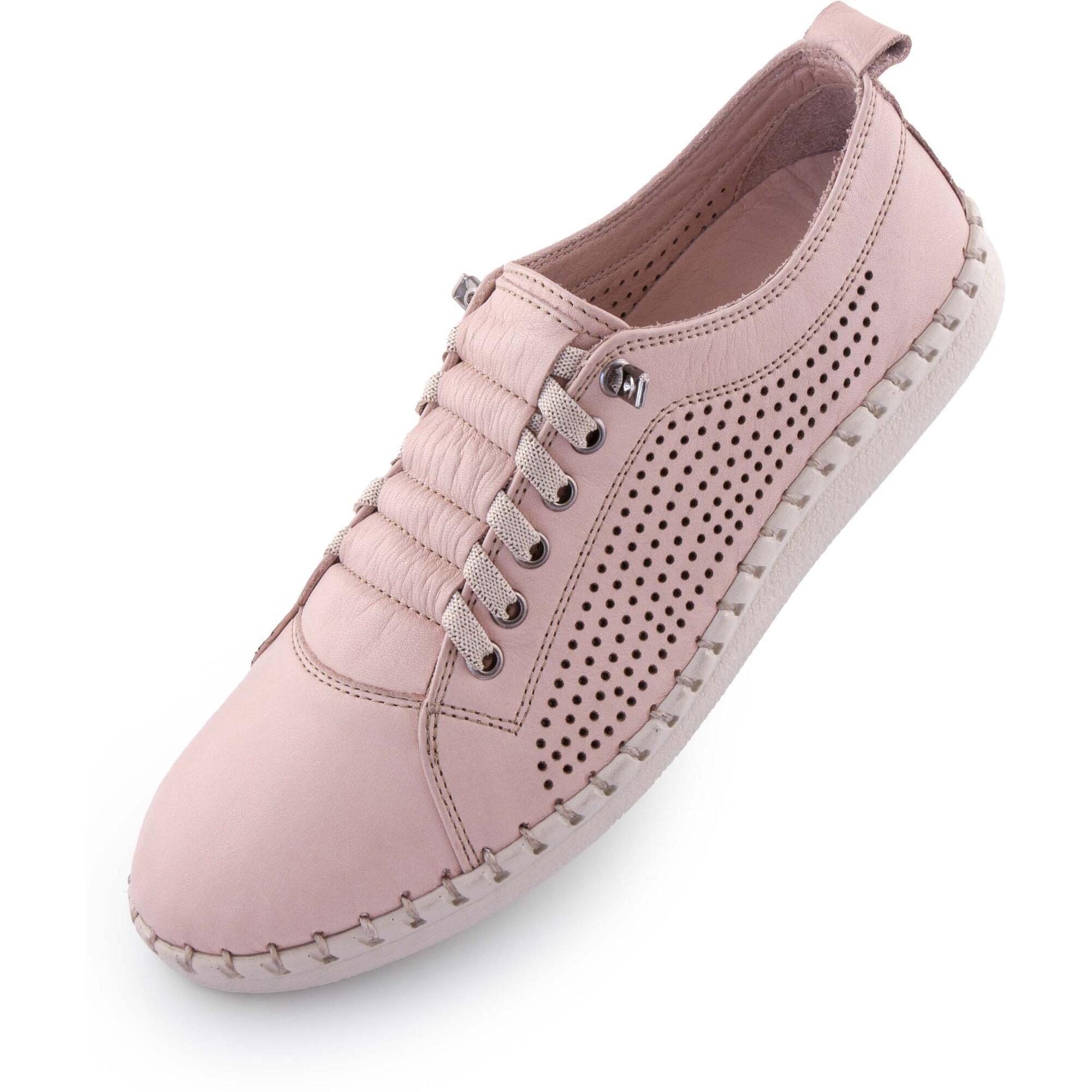 NELL damskie skórzane trampki Cameo, roz. 39 — eleganckie i trwałe