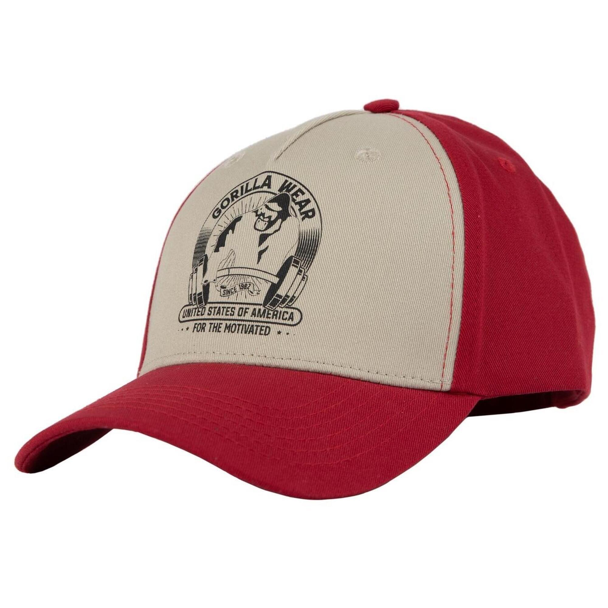 Buckley Czapka - Czerwony/Beżowy