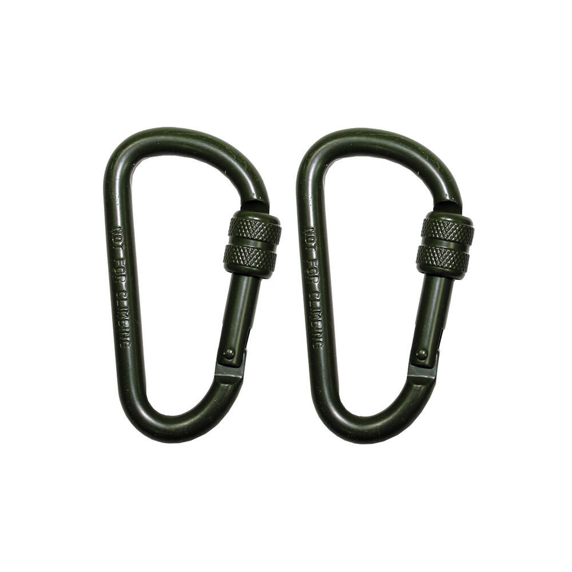 Karabińczyk do akcesoriów zakręcany 2 sztuki