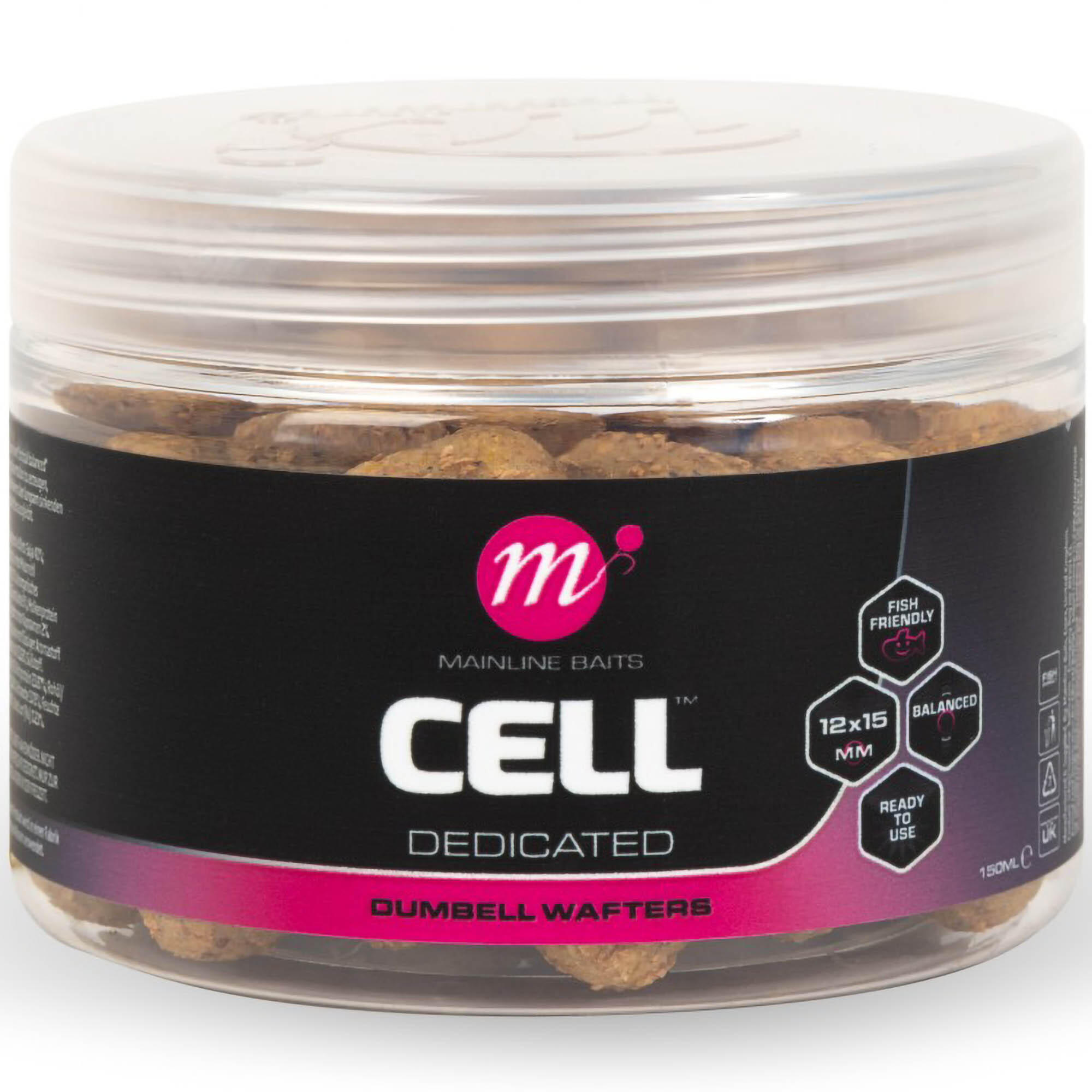 Przynęta Kulki Mainline Cell Dumbell Wafters 12X15Mm