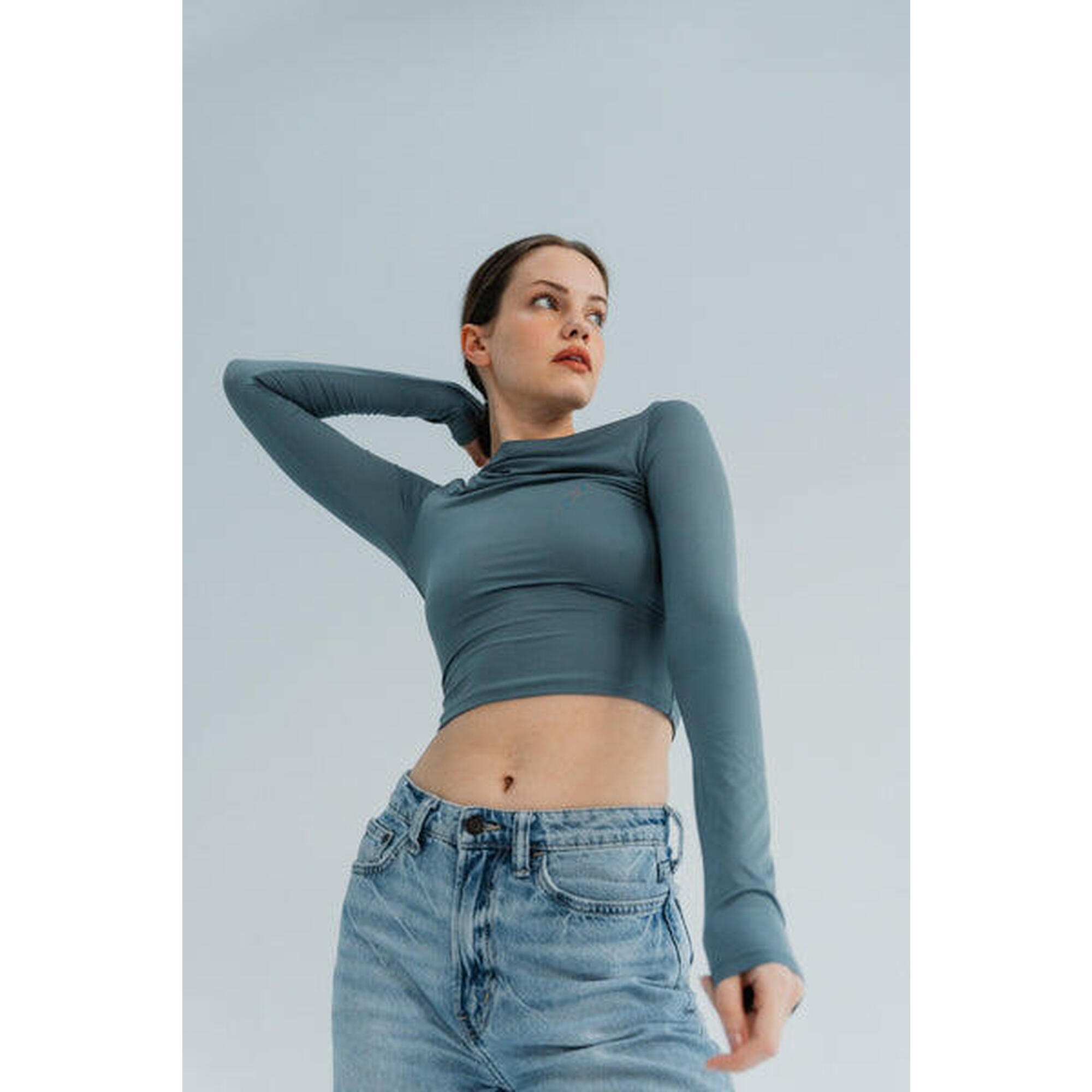 Longsleeve do jogi damski Moonholi Vogue z długim rękawem