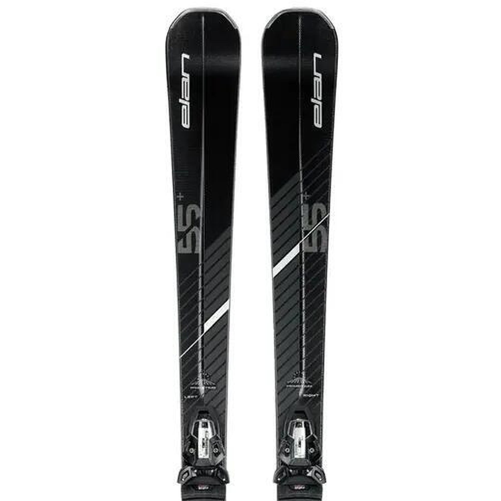 Sporty zimowe Narty Zjazdowe Elan Primetime 55+ Czarny Edition + FX EMX 12 Na...