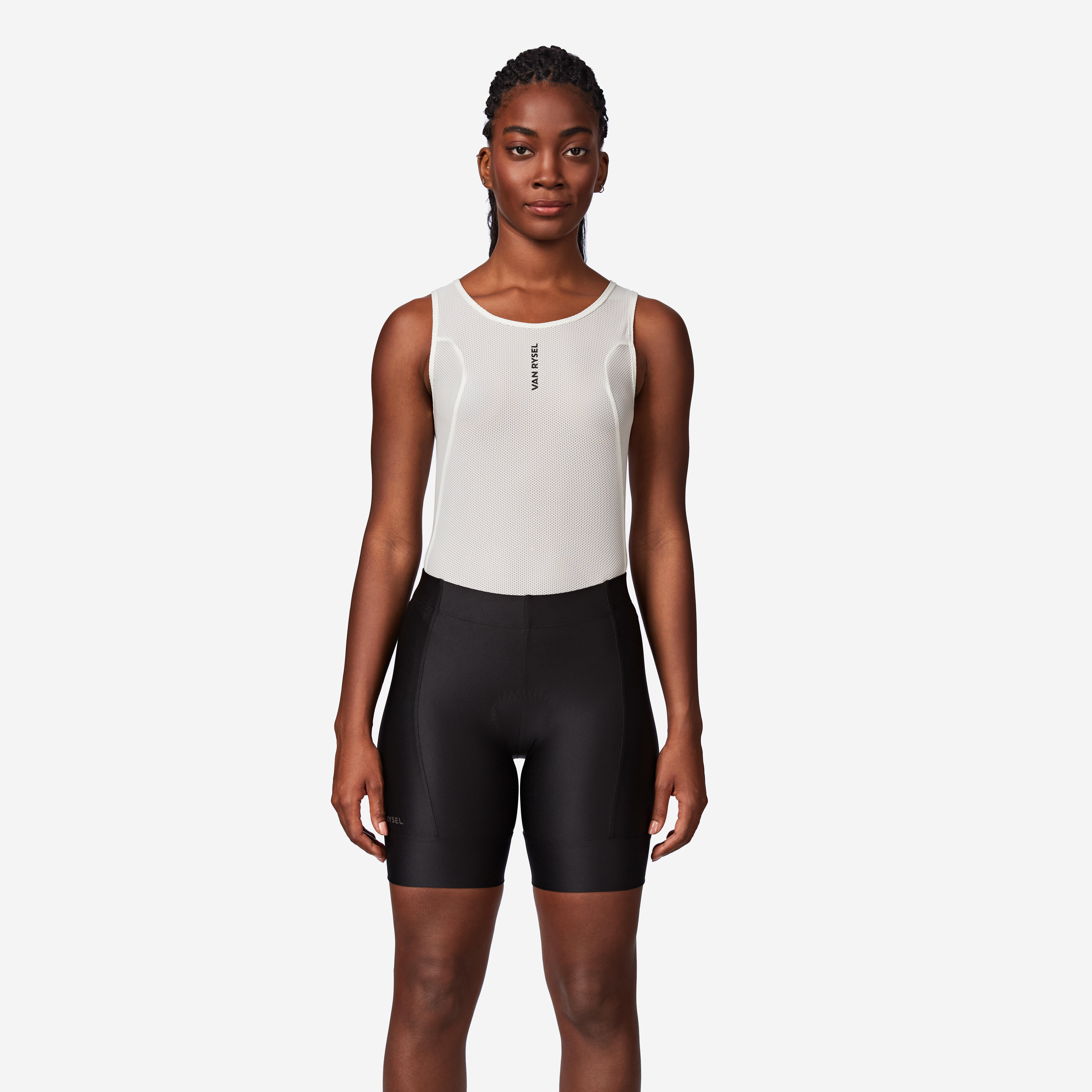 Spodenki rowerowe szosowe damskie Van Rysel Essential