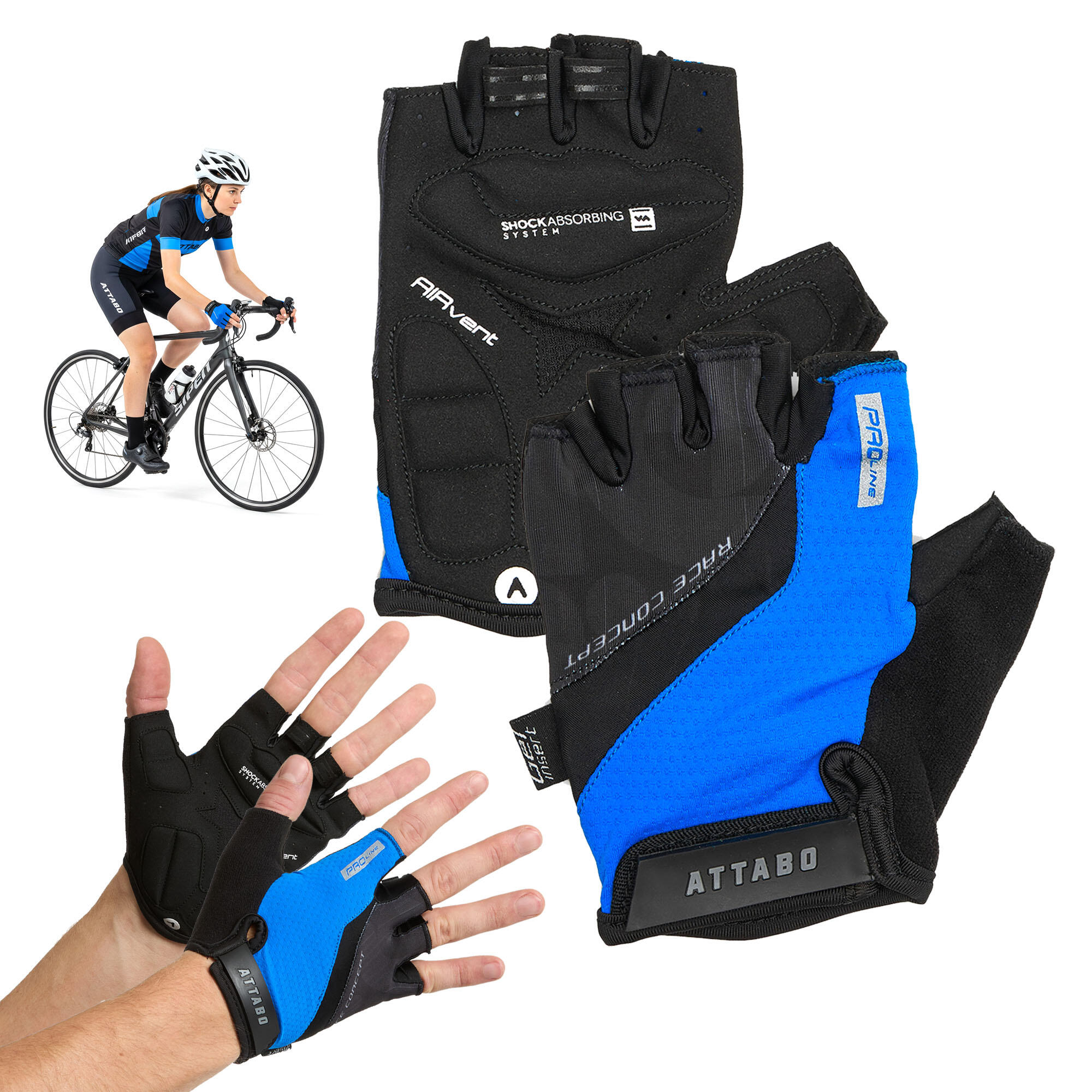 Rękawiczki rowerowe ATTABO Kinu Pro