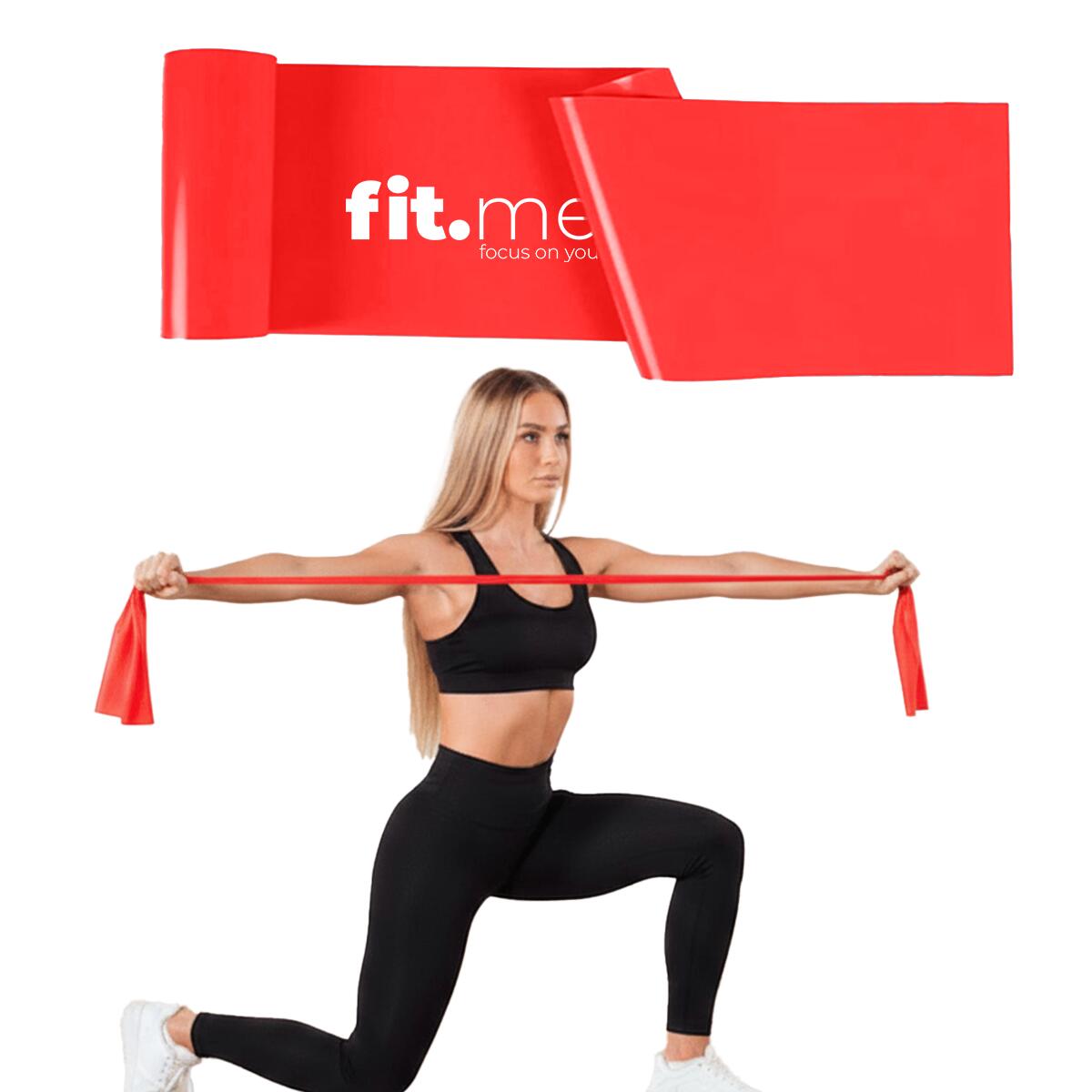 Guma Do Ćwiczeń Taśma Rehabilitacyjna Fit.me 150cm x 15cm