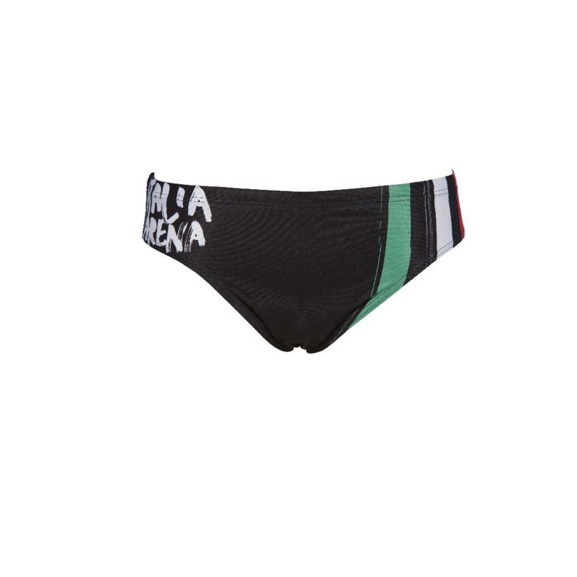 Kąpielówki slipy męskie na basen Arena Country Brief Italy Flag