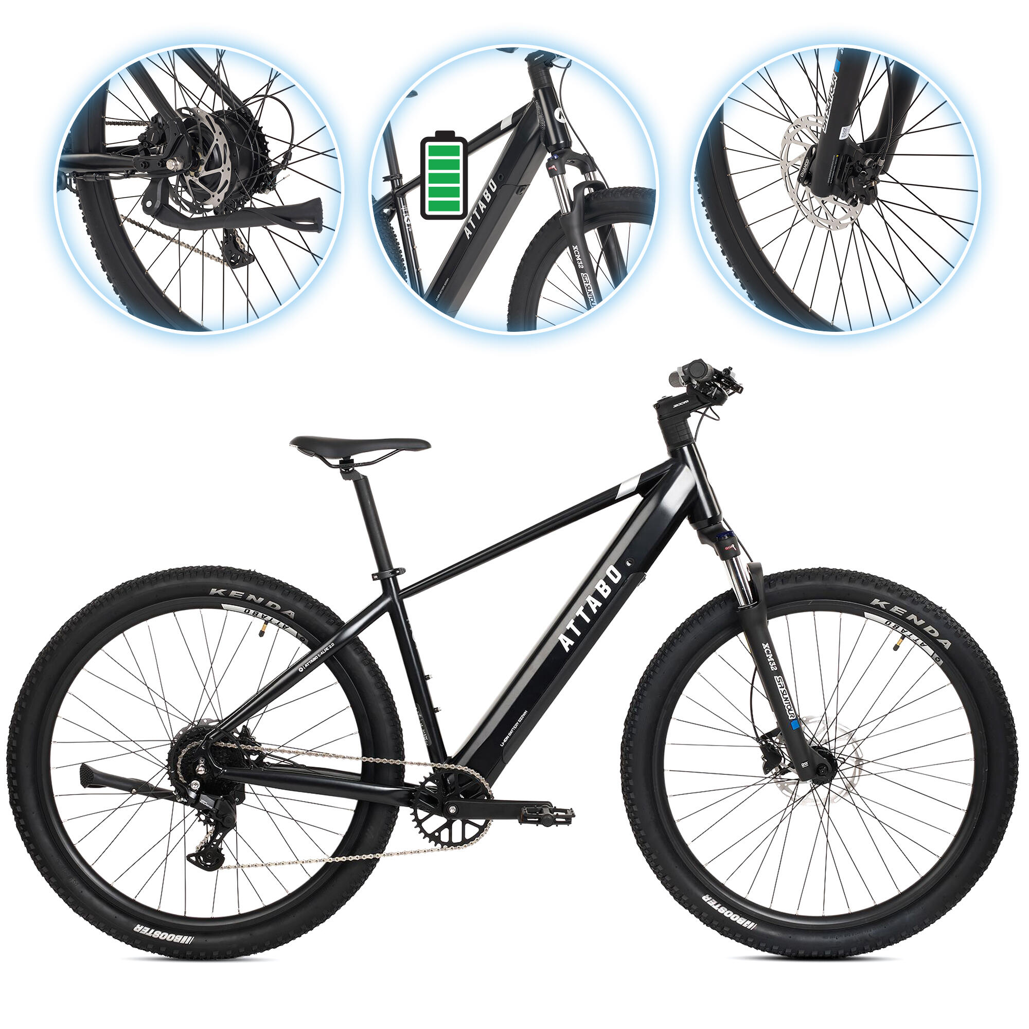 Rower elektryczny ATTABO E-ALPE 2.0 29" 36V 14,5Ah 504Wh