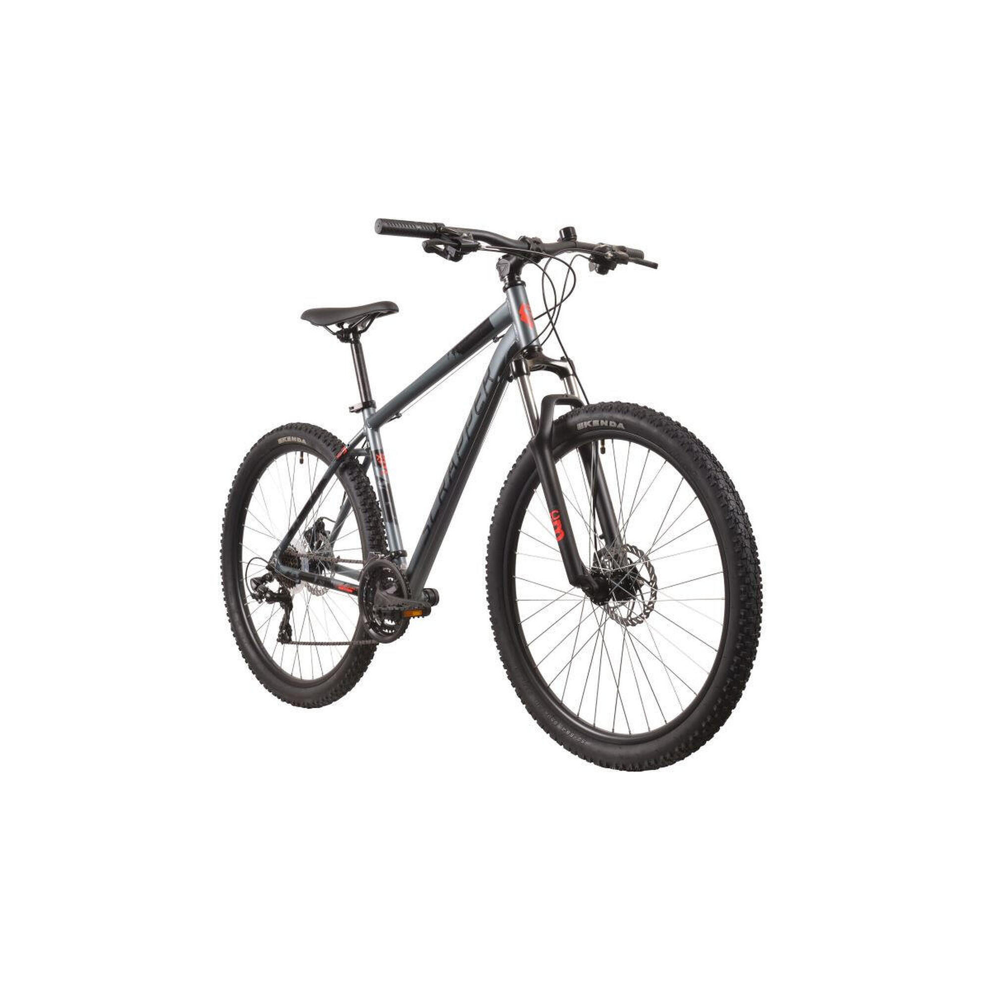 Rower górski MTB SCRAPPER XC3.1LTD 27.5 21s, rozm. 18" srebrno - czerwony